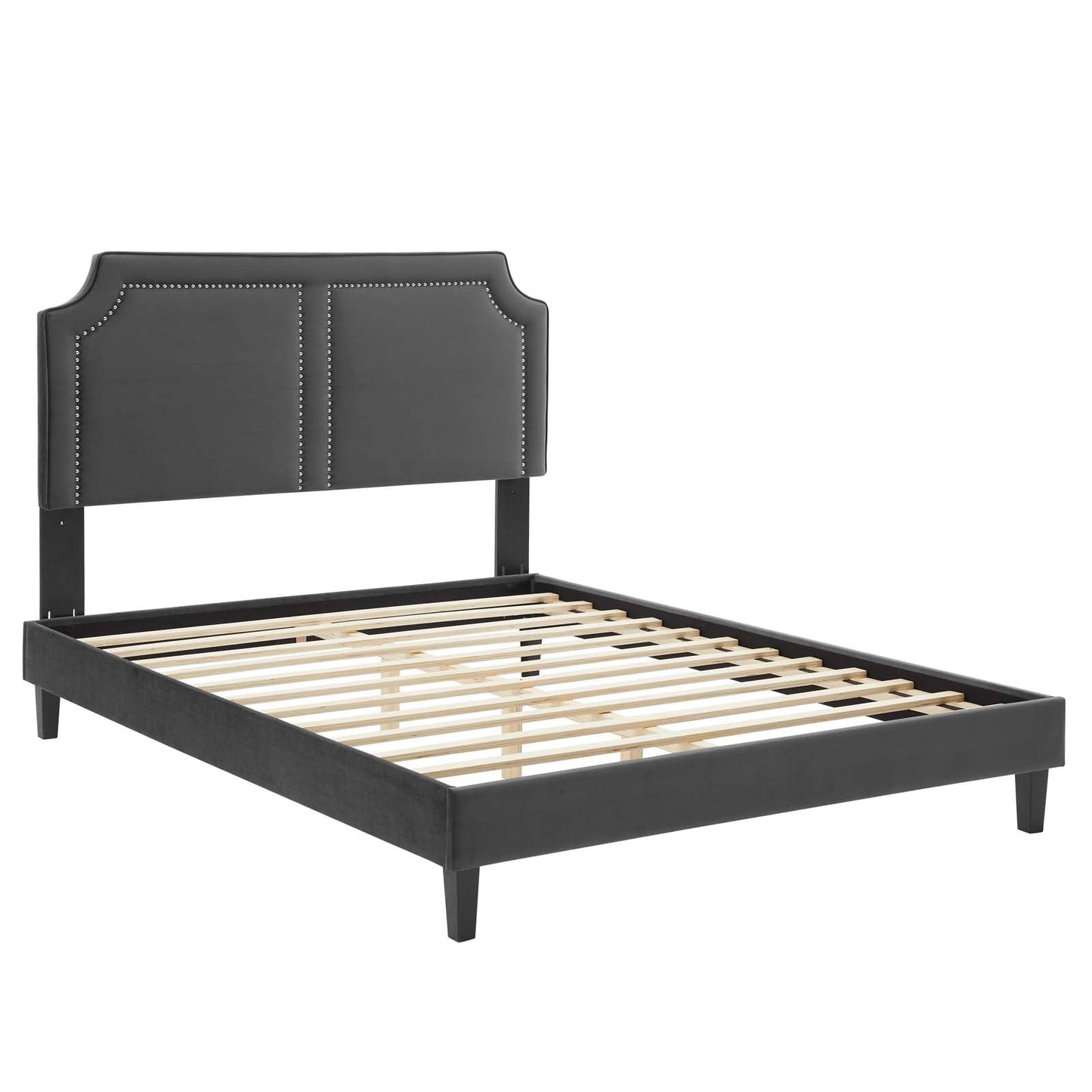 Novi Performance Velvet Queen Bed By Modway - MOD-6828 | Beds | Modishstore - 5