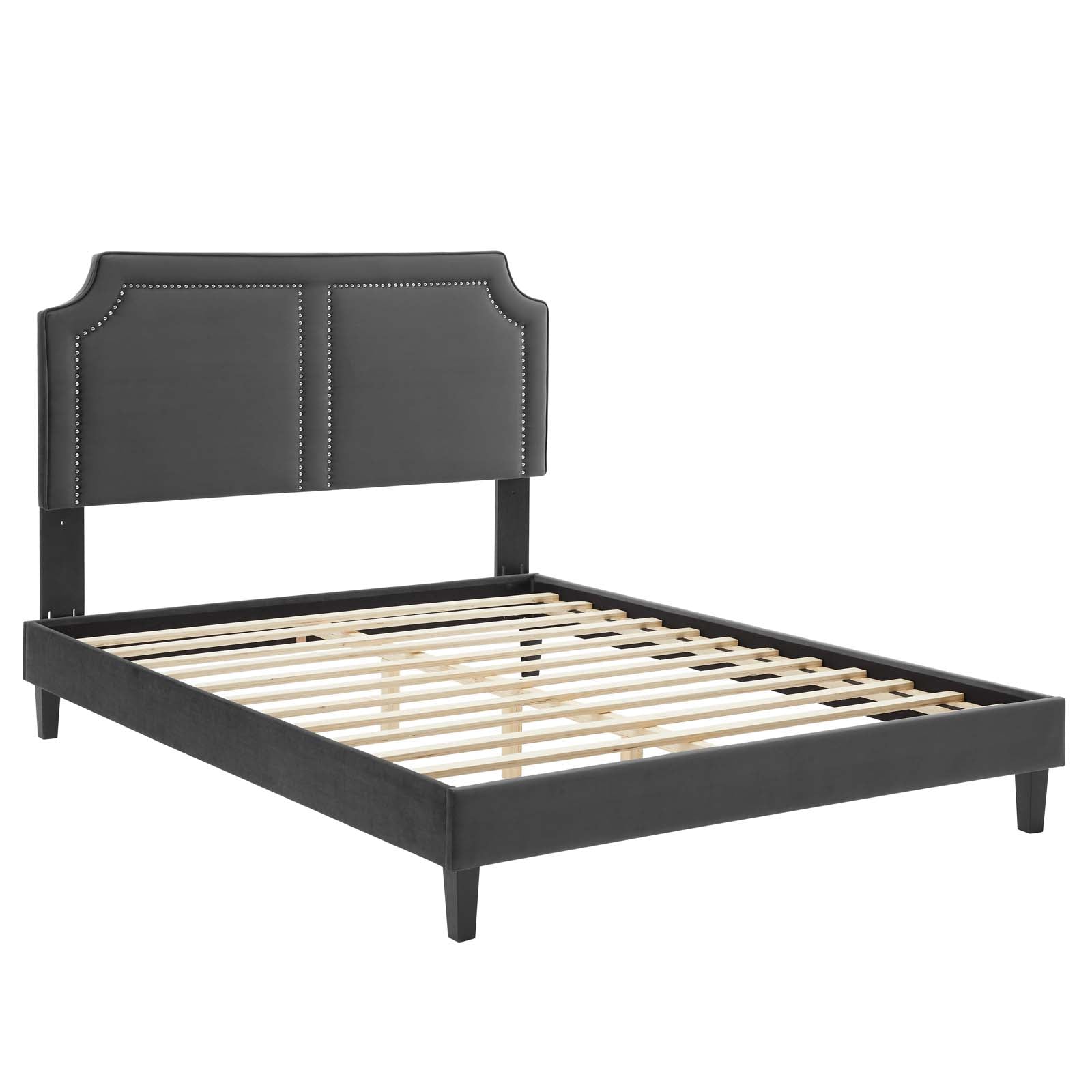 Novi Performance Velvet Queen Bed By Modway - MOD-6828 | Beds | Modishstore - 5