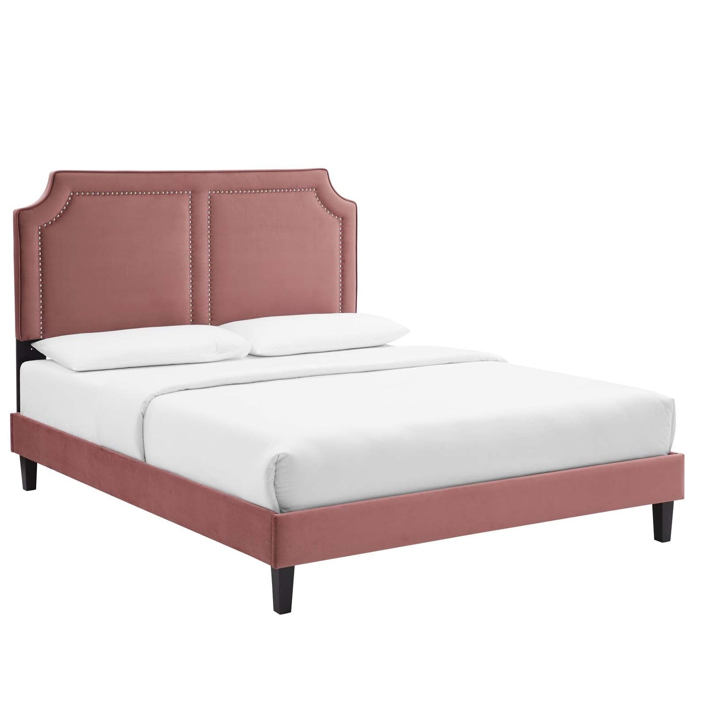 Novi Performance Velvet Queen Bed By Modway - MOD-6828 | Beds | Modishstore - 13