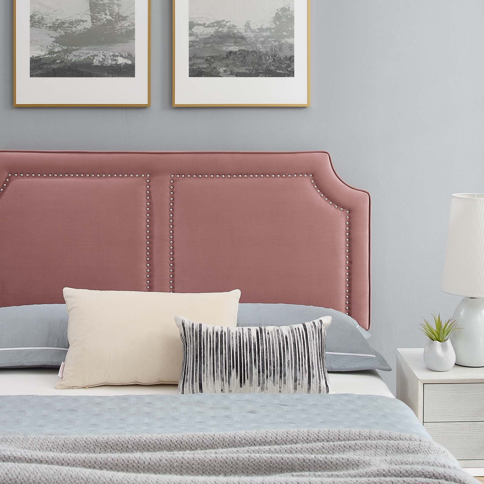 Novi Performance Velvet Queen Bed By Modway - MOD-6828 | Beds | Modishstore - 14