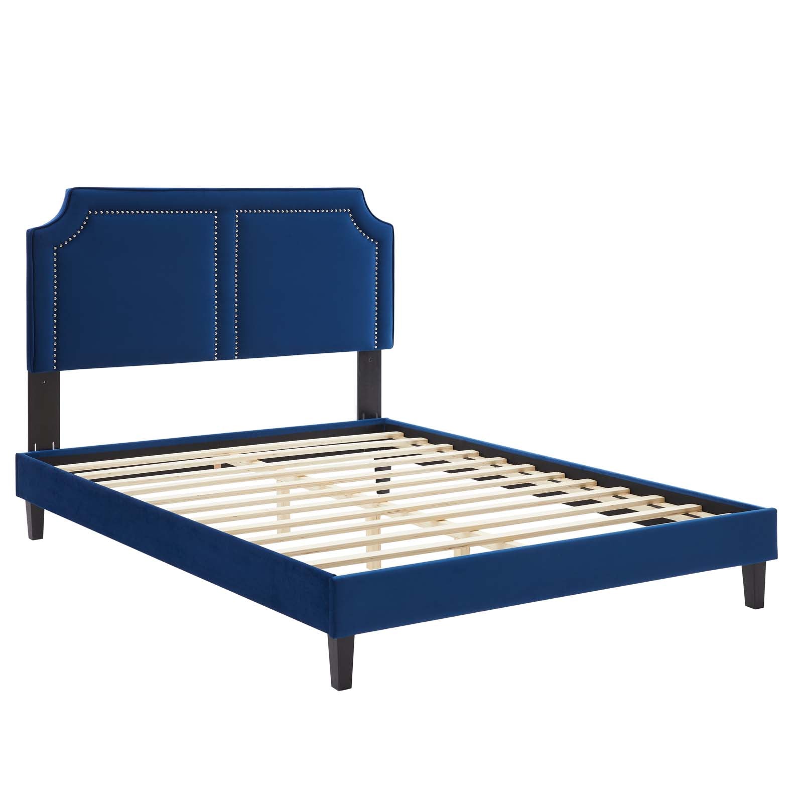 Novi Performance Velvet Queen Bed By Modway - MOD-6828 | Beds | Modishstore - 27