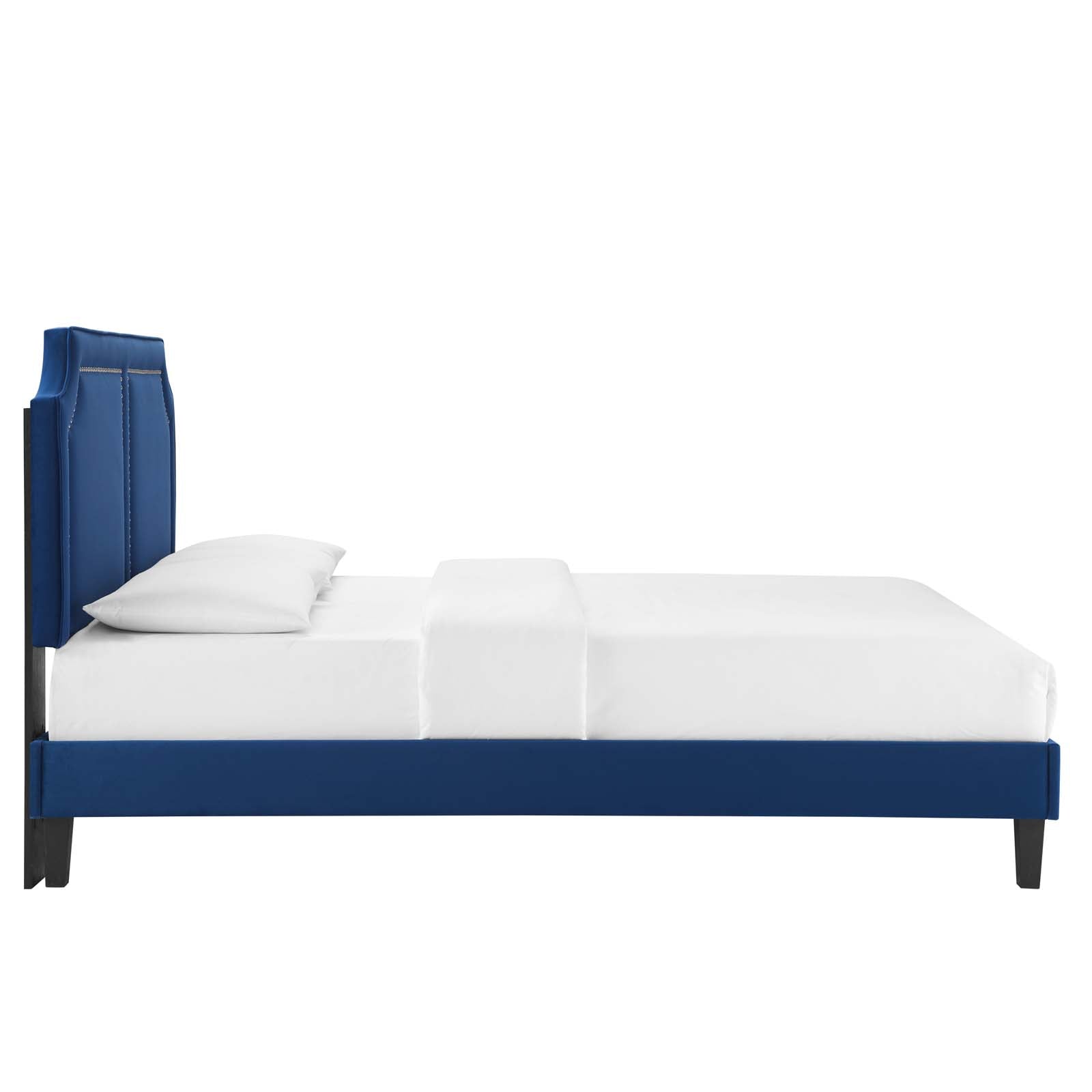Novi Performance Velvet Queen Bed By Modway - MOD-6828 | Beds | Modishstore - 28