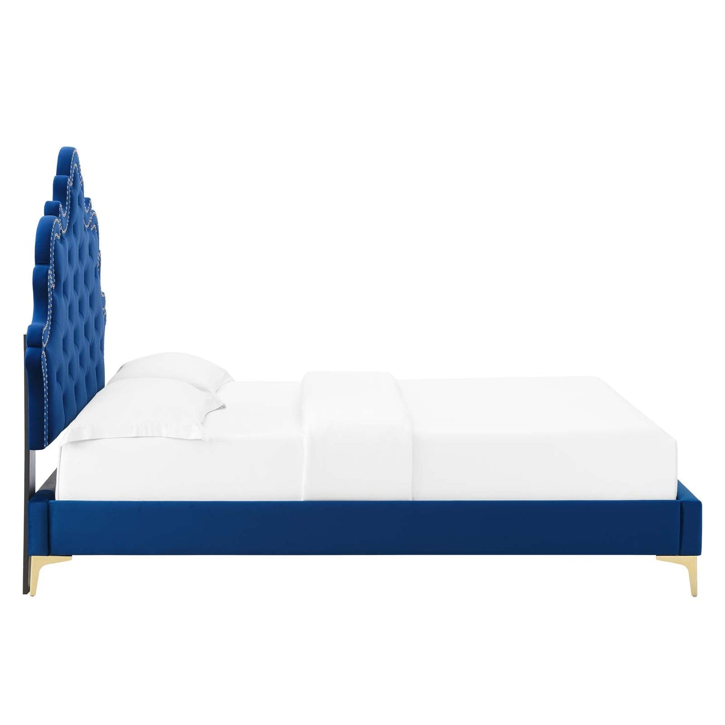 Sasha Button-Tufted Performance Velvet King Bed By Modway - MOD-6832 | Beds | Modishstore - 28