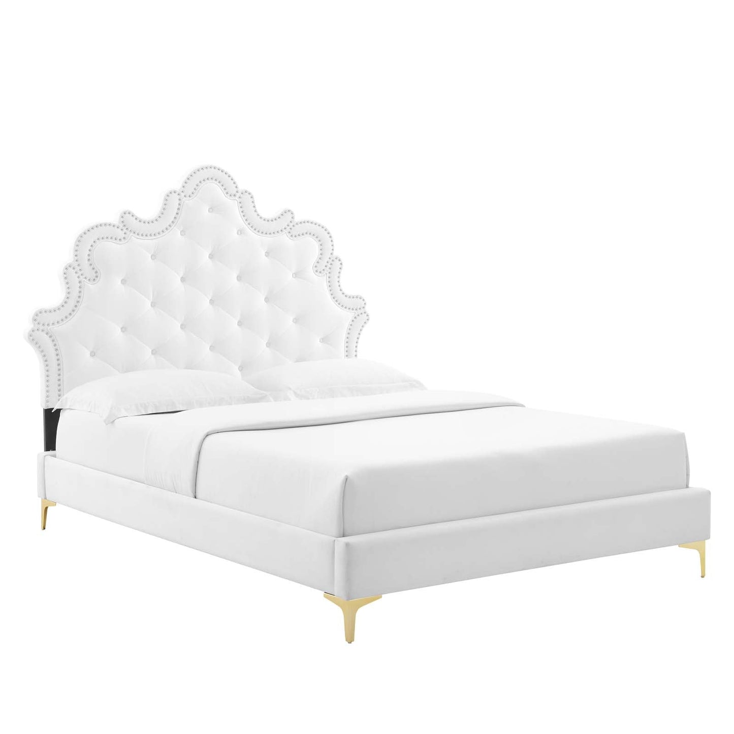 Sasha Button-Tufted Performance Velvet King Bed By Modway - MOD-6832 | Beds | Modishstore - 35