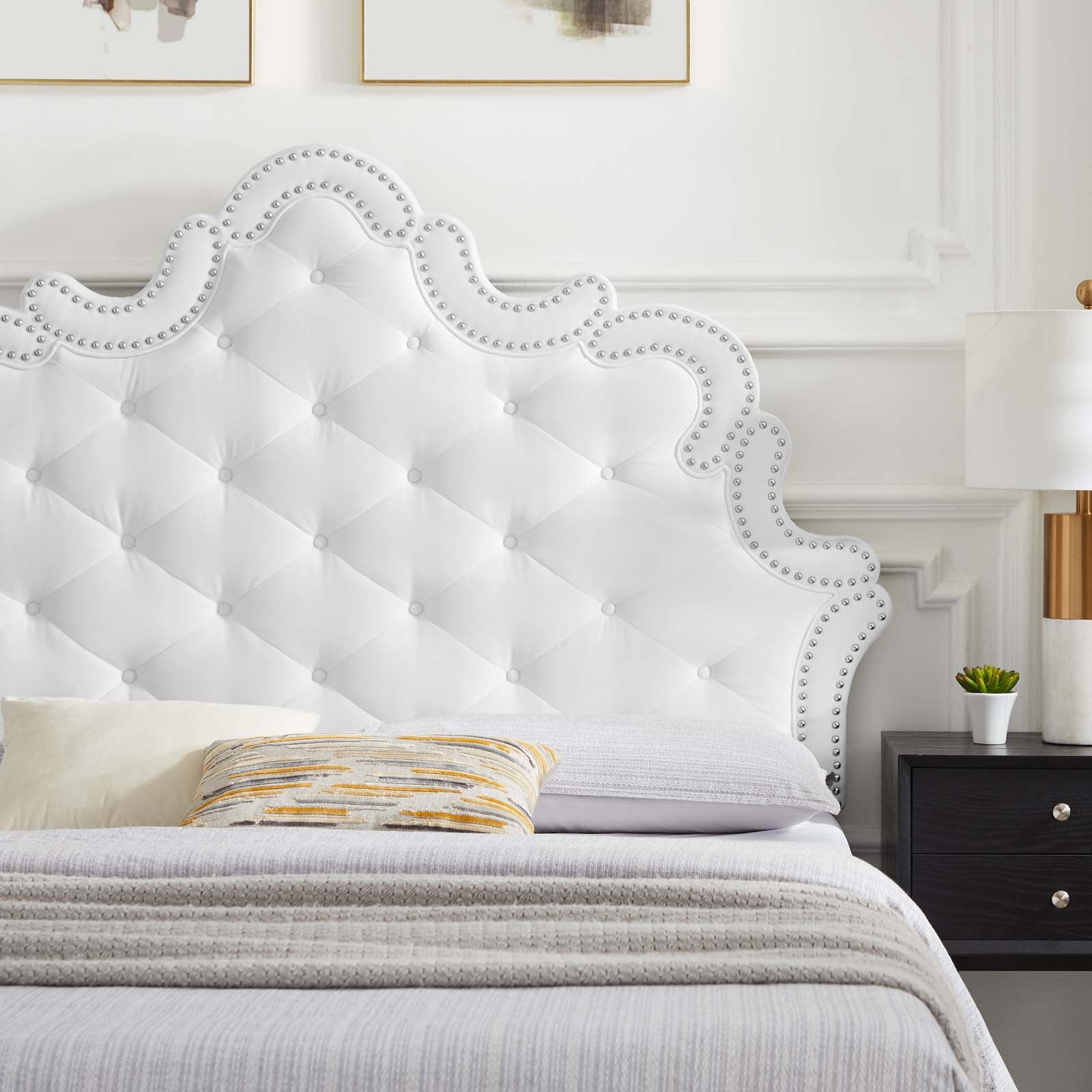 Sasha Button-Tufted Performance Velvet King Bed By Modway - MOD-6832 | Beds | Modishstore - 36