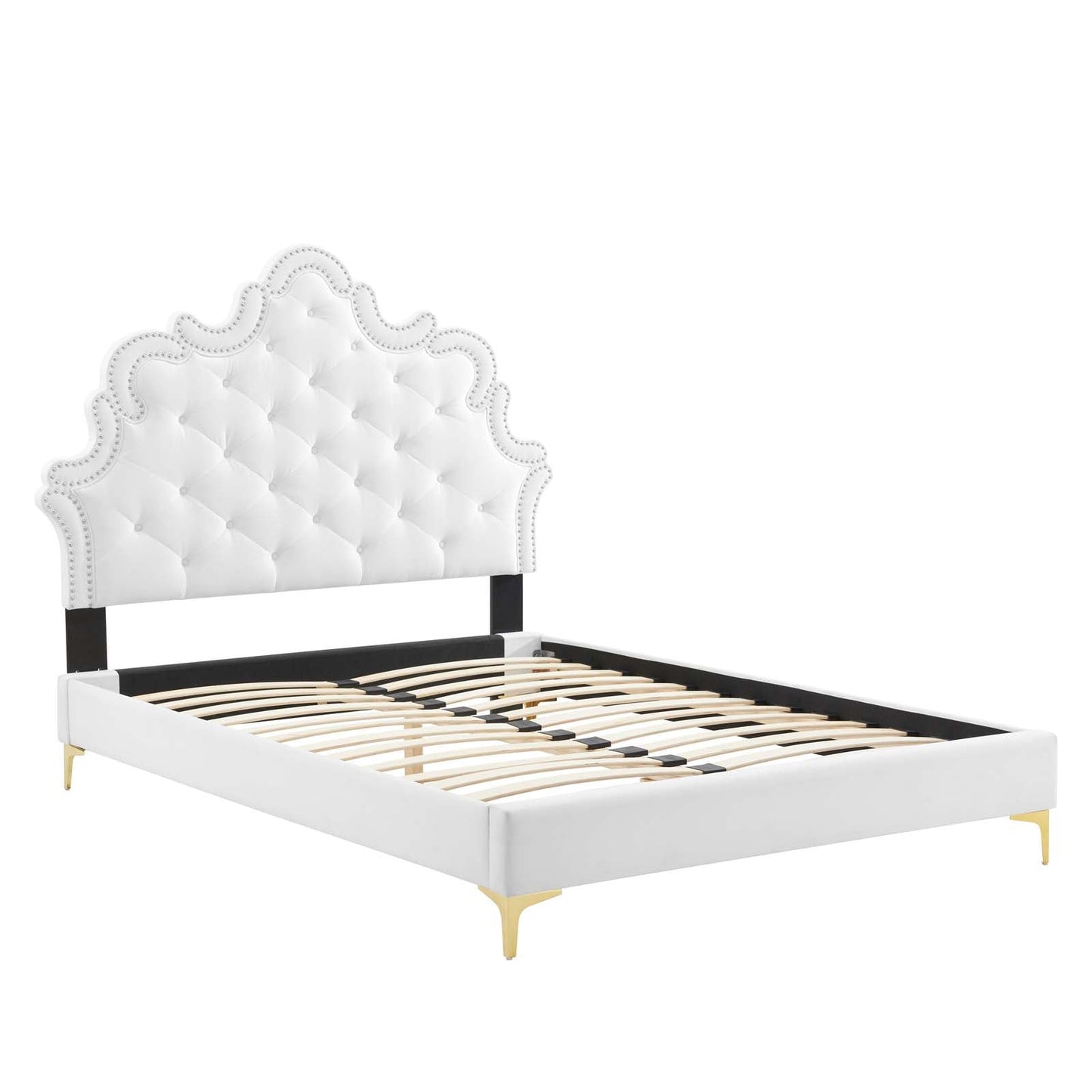 Sasha Button-Tufted Performance Velvet King Bed By Modway - MOD-6832 | Beds | Modishstore - 38