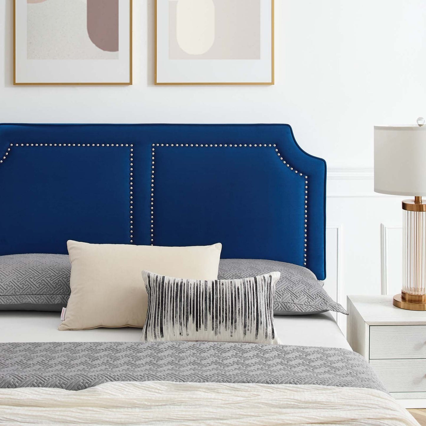 Novi Performance Velvet King Bed By Modway - MOD-6833 | Beds | Modishstore - 24