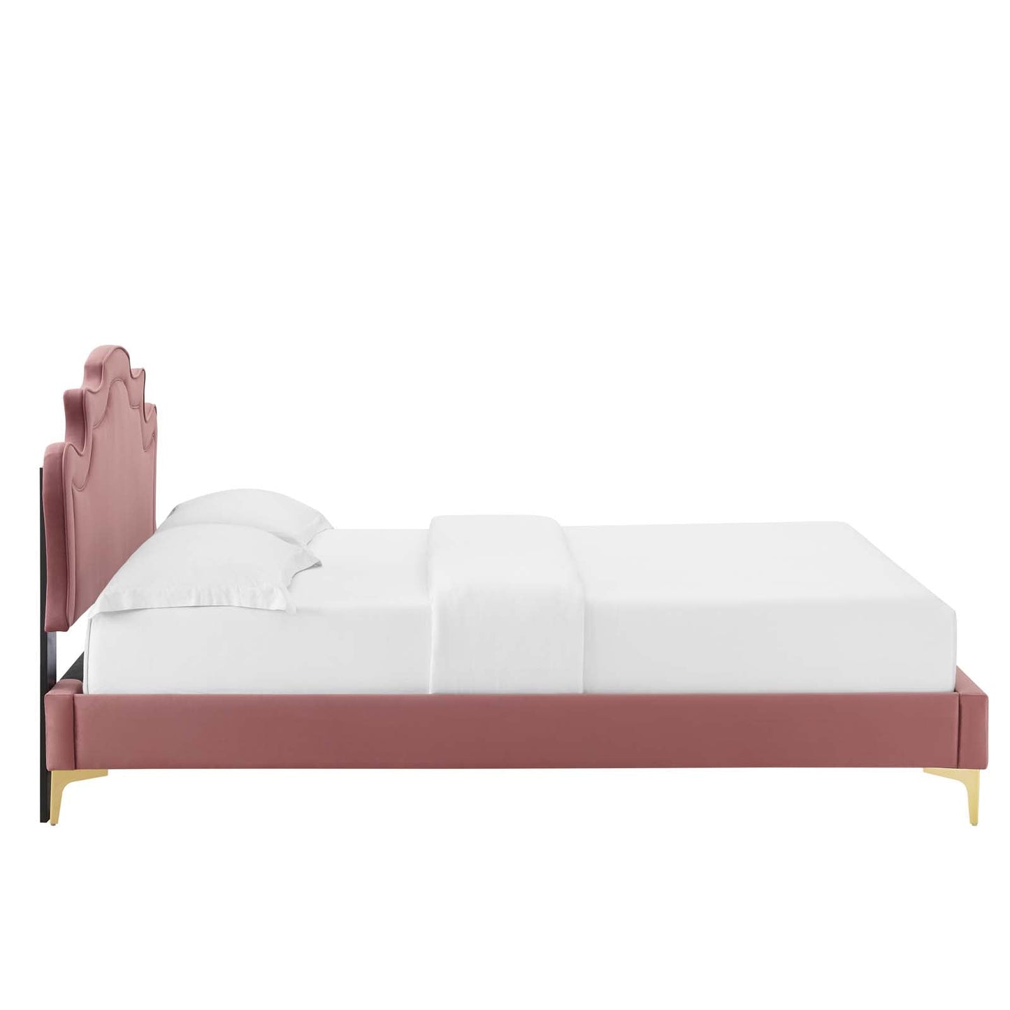 Neena Performance Velvet King Bed By Modway - MOD-6835 | Beds | Modishstore - 17