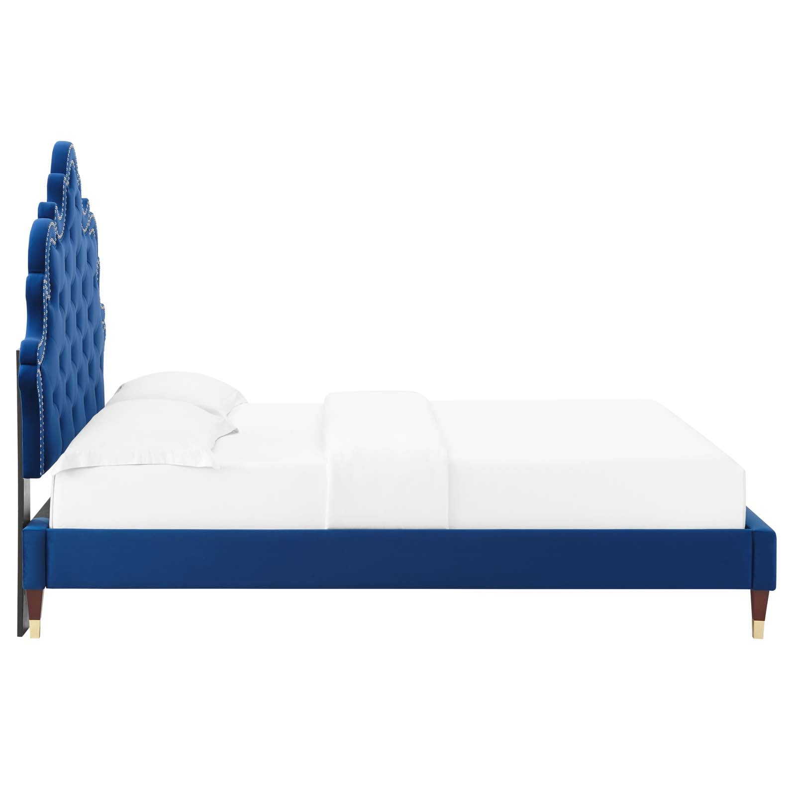 Sasha Button-Tufted Performance Velvet King Bed By Modway - MOD-6837 | Beds | Modishstore - 28