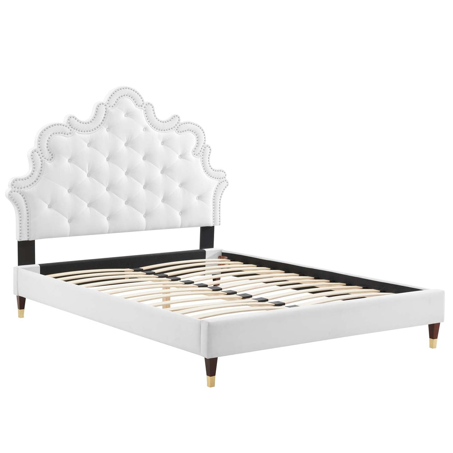 Sasha Button-Tufted Performance Velvet King Bed By Modway - MOD-6837 | Beds | Modishstore - 38