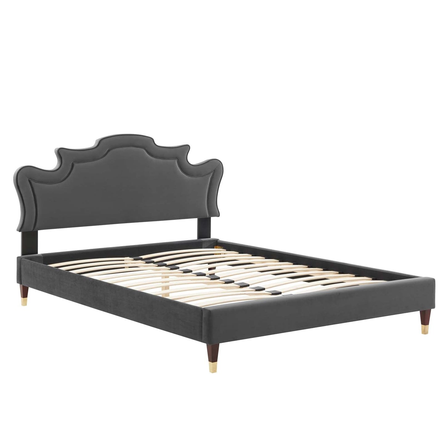 Neena Performance Velvet King Bed By Modway - MOD-6840 | Beds | Modishstore - 5