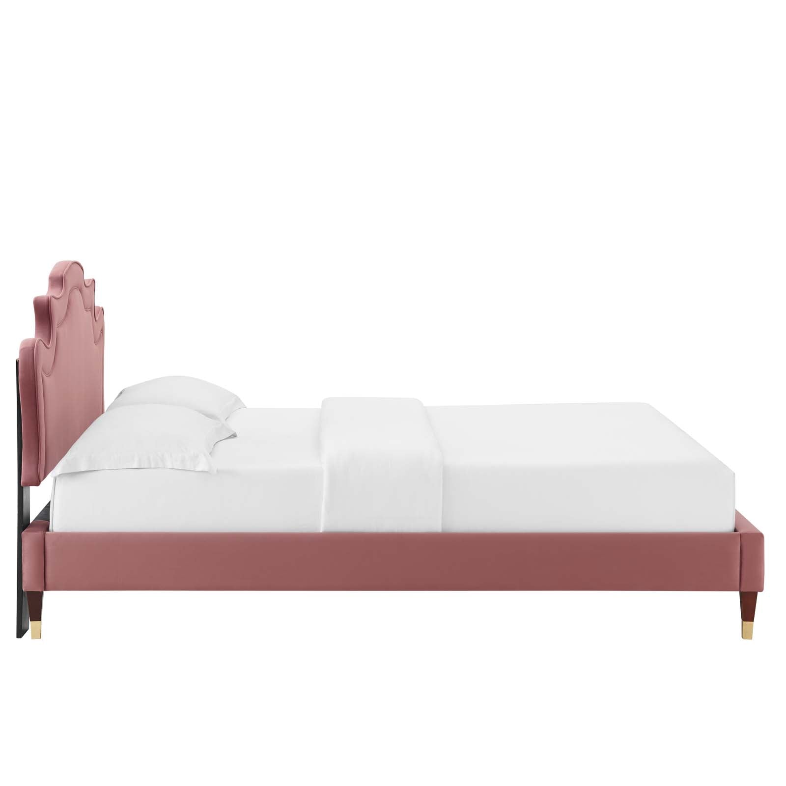Neena Performance Velvet King Bed By Modway - MOD-6840 | Beds | Modishstore - 17