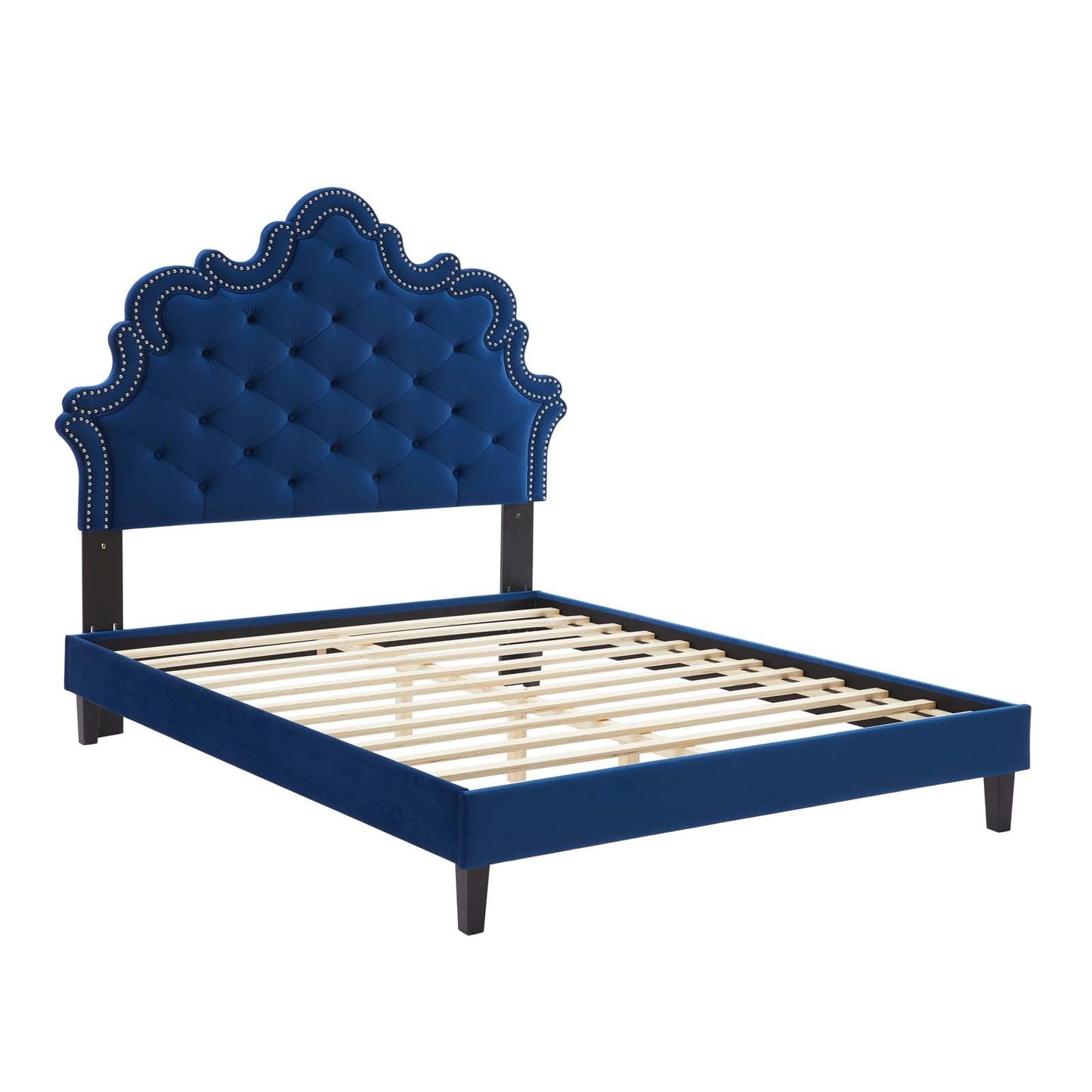 Sasha Button-Tufted Performance Velvet King Bed By Modway - MOD-6842 | Beds | Modishstore - 27