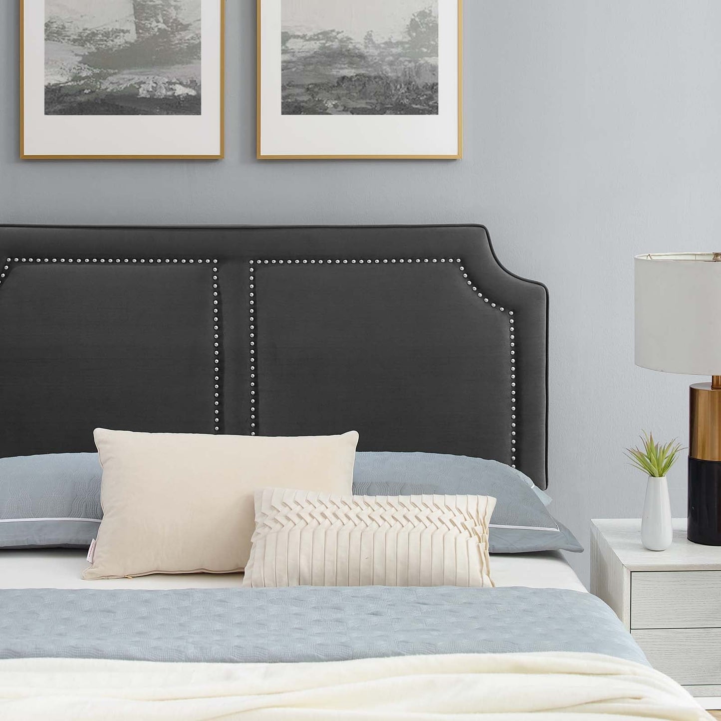 Novi Performance Velvet King Bed By Modway - MOD-6843 | Beds | Modishstore - 3