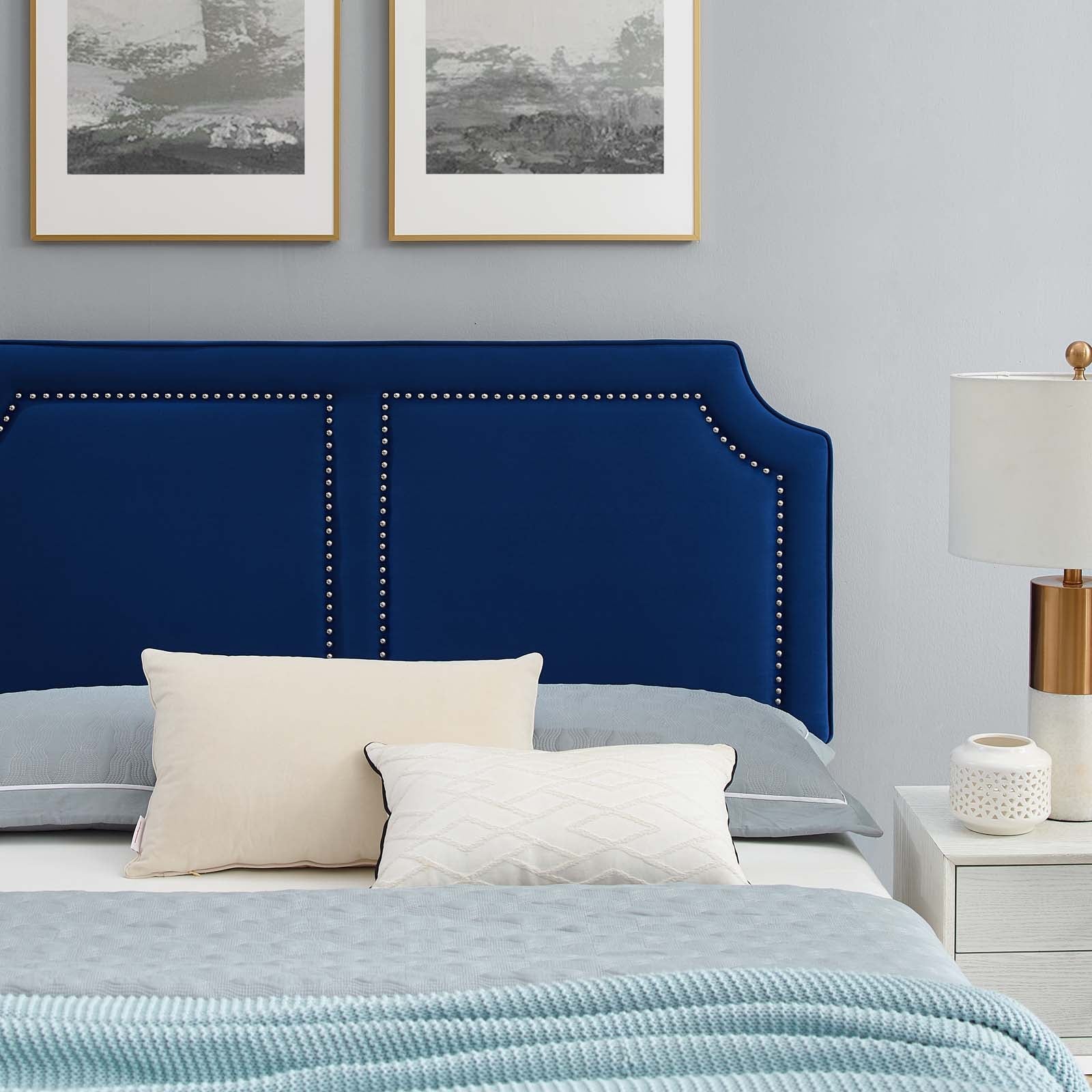 Novi Performance Velvet King Bed By Modway - MOD-6843 | Beds | Modishstore - 24
