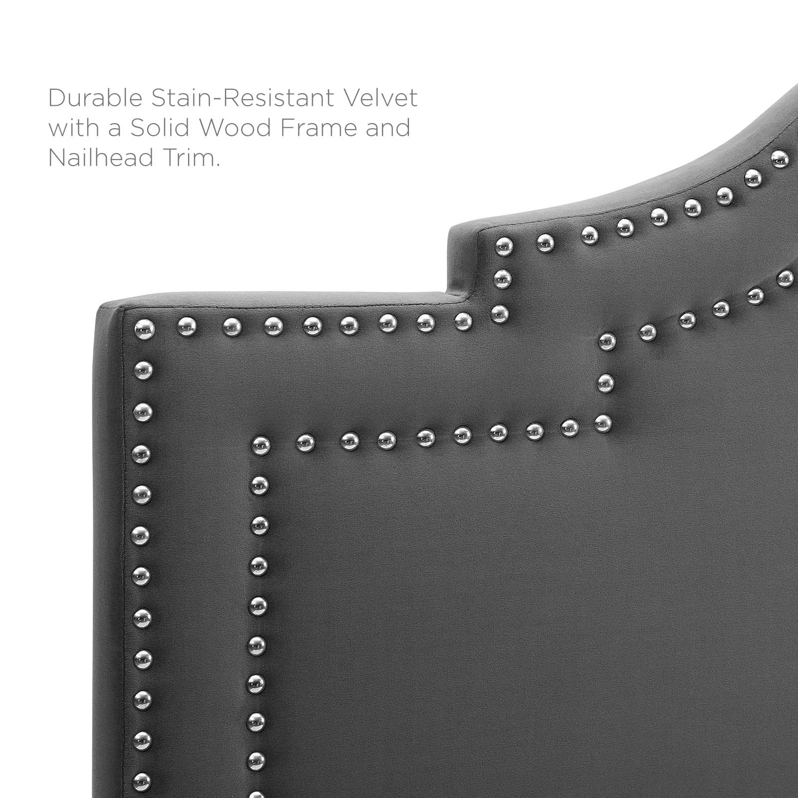 Adelaide Performance Velvet King Platform Bed By Modway - MOD-6863 | Beds - 13