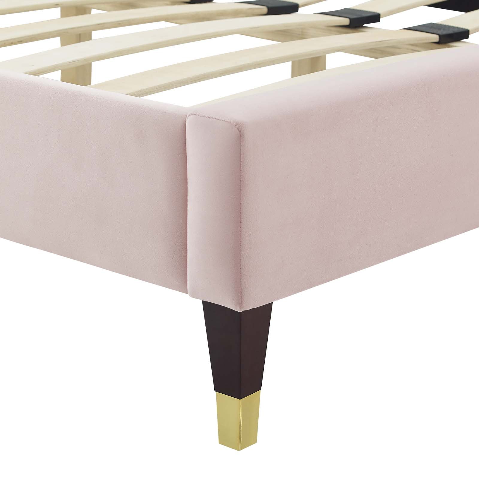 Adelaide Performance Velvet King Platform Bed By Modway - MOD-6863 | Beds - 80