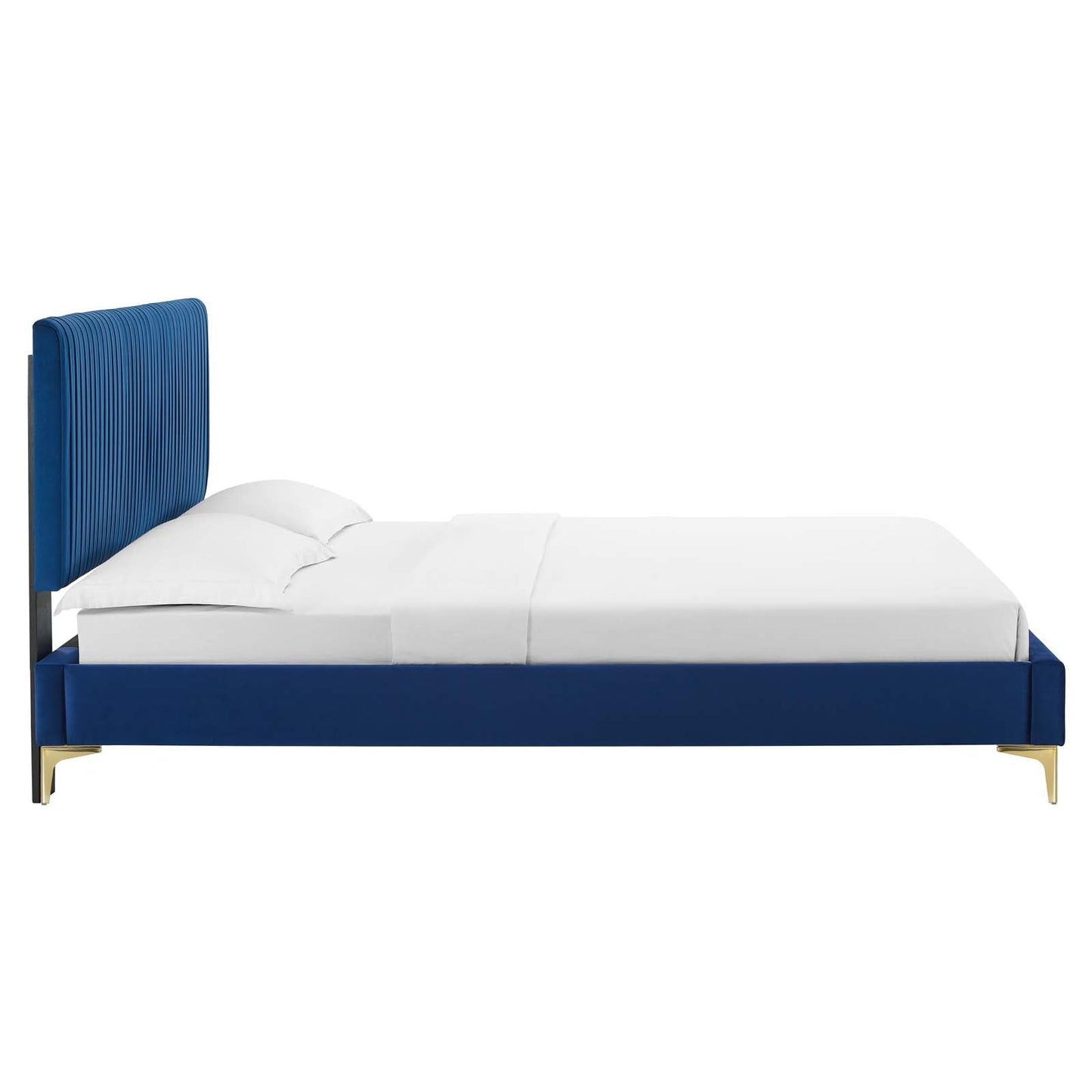 Modway Peyton Performance Velvet Twin Platform Bed | Beds | Modishstore-35