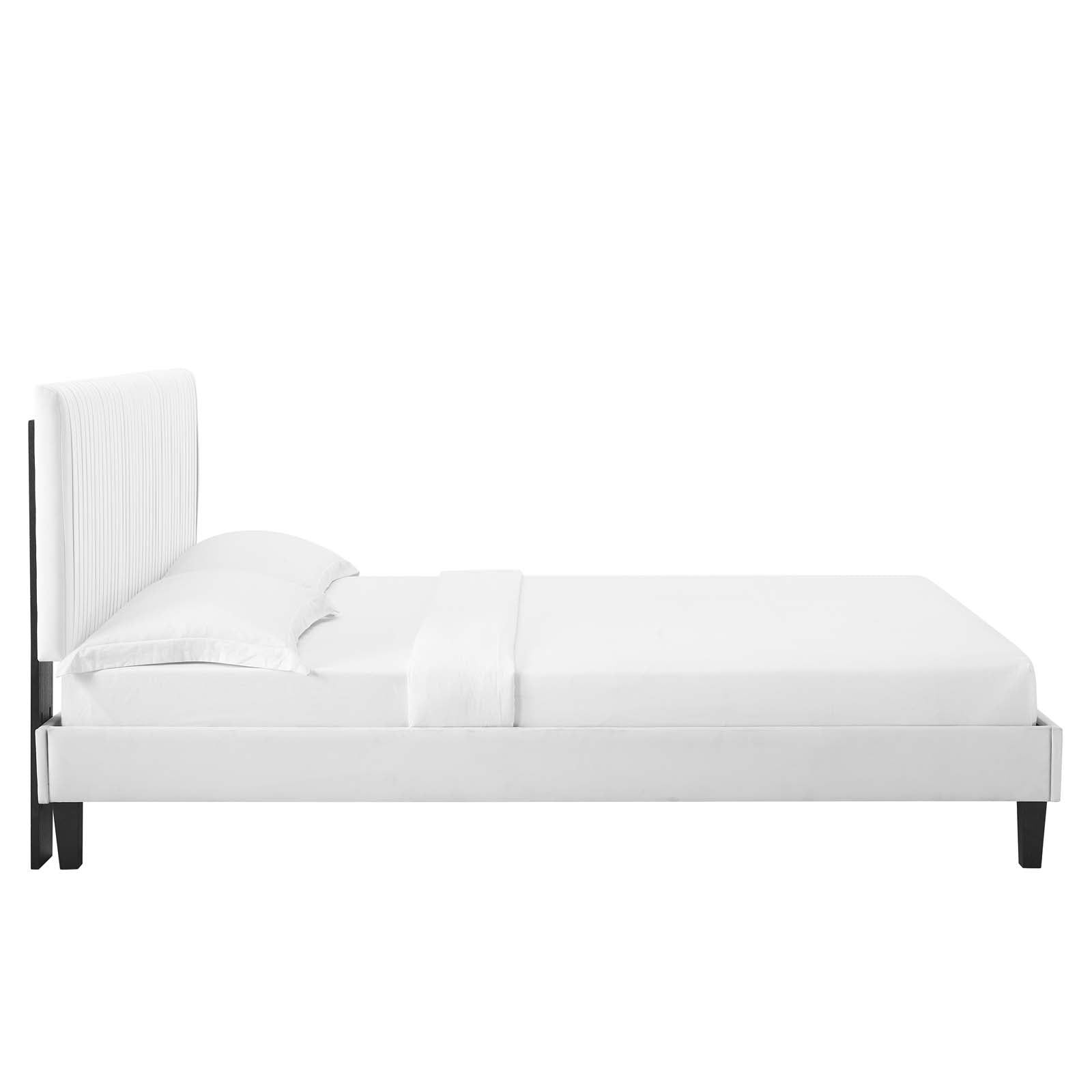 Modway Peyton Performance Velvet Twin Platform Bed | Beds | Modishstore-54