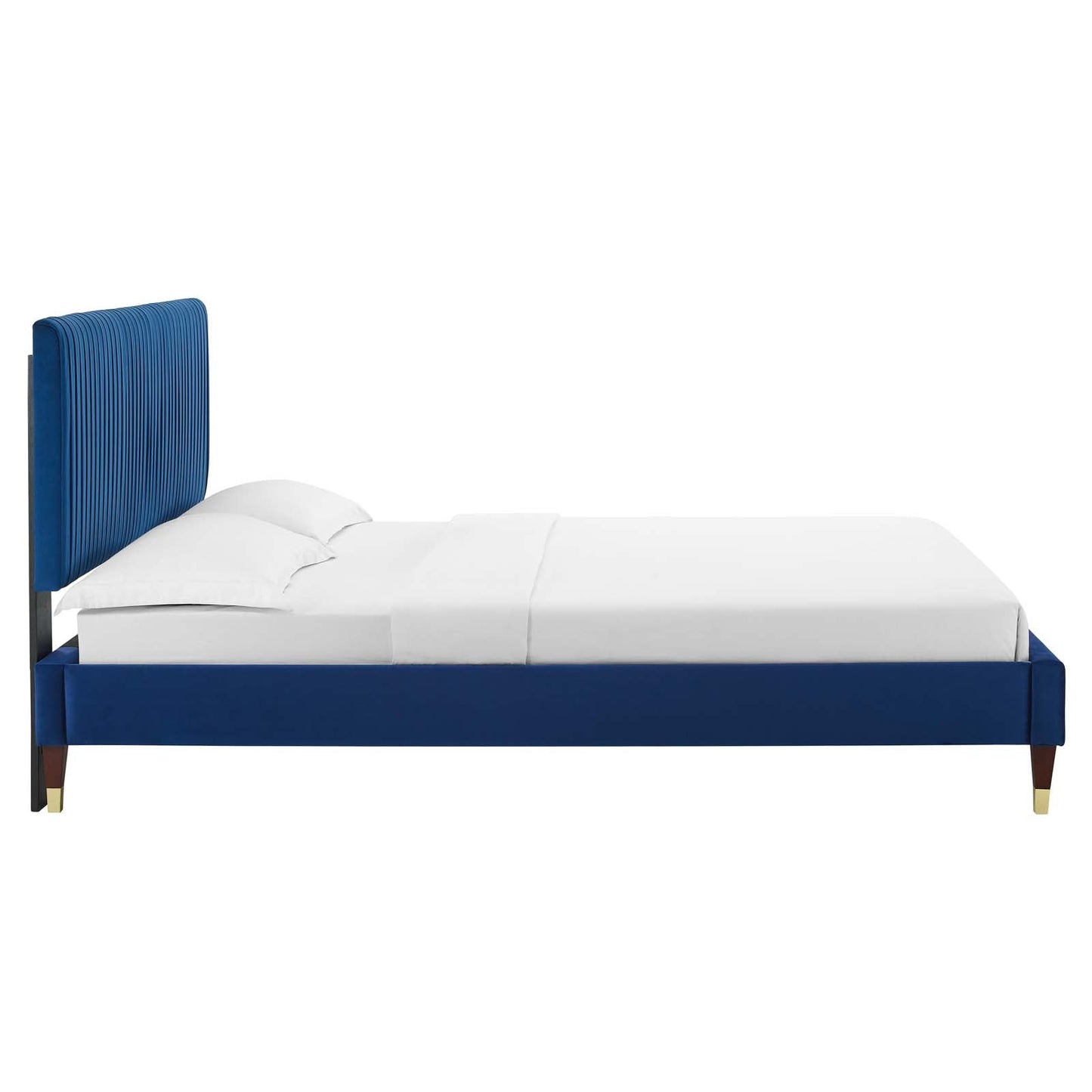 Modway Peyton Performance Velvet Full Platform Bed | Beds | Modishstore-33