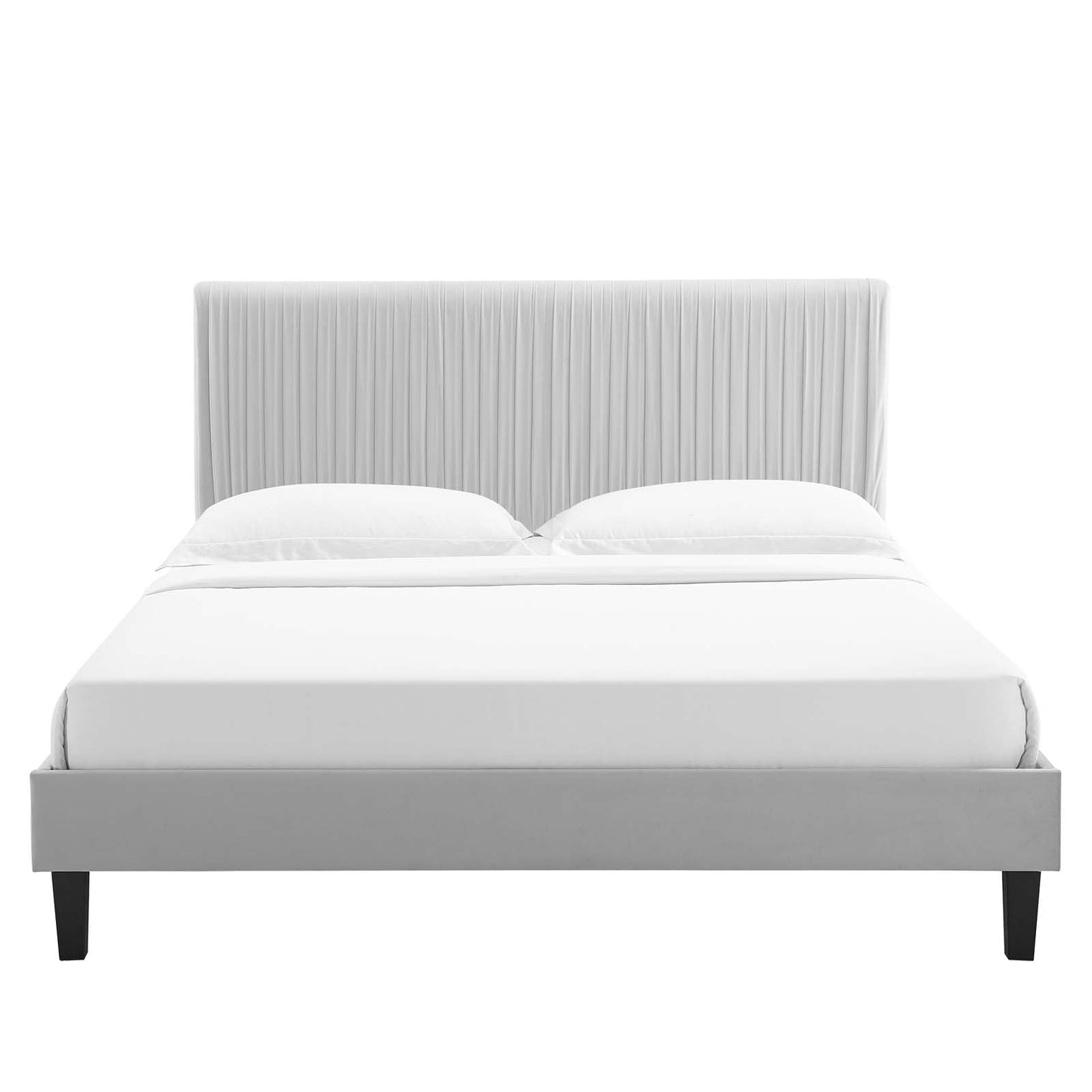 Modway Peyton Performance Velvet Full Platform Bed | Beds | Modishstore-20
