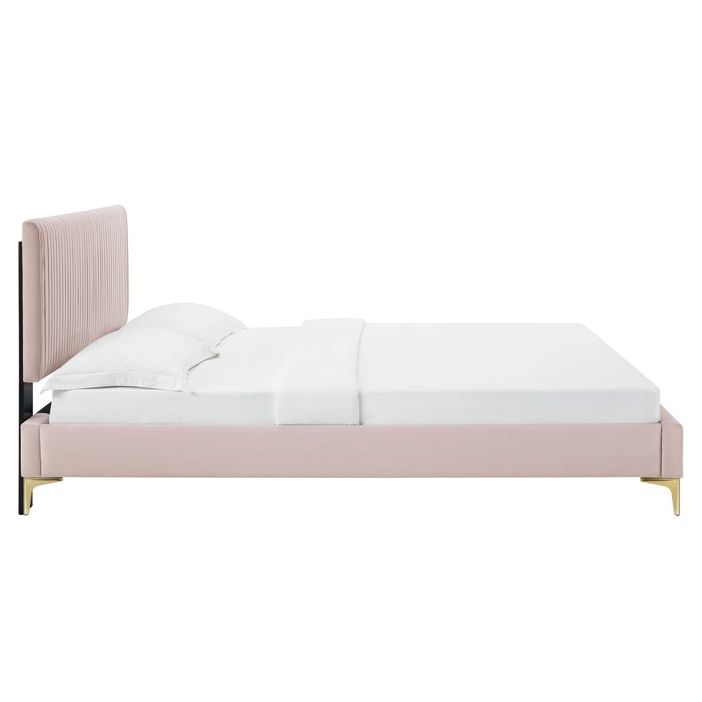 Modway Peyton Performance Velvet King Platform Bed | Beds | Modishstore-41