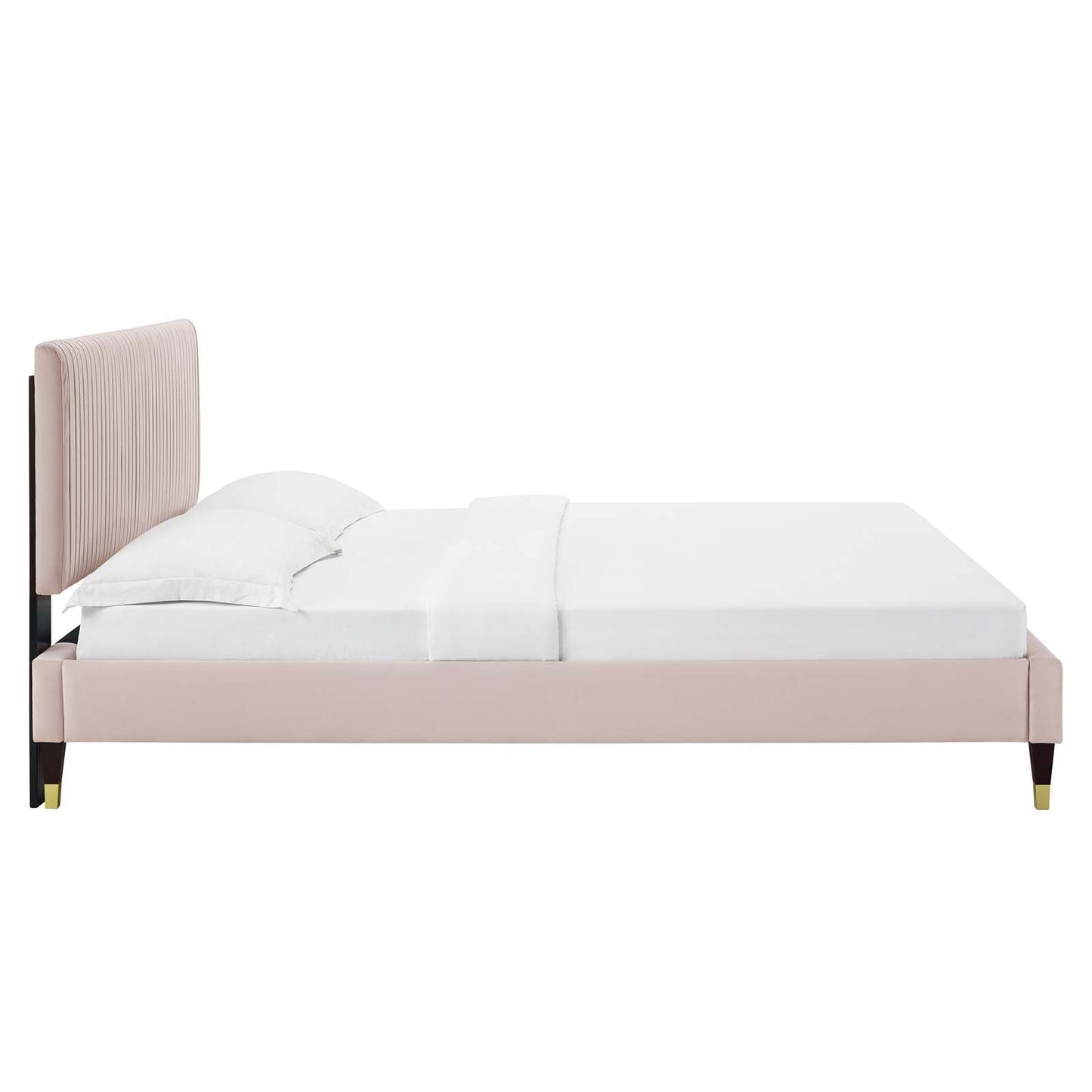 Modway Peyton Performance Velvet King Platform Bed | Beds | Modishstore-40