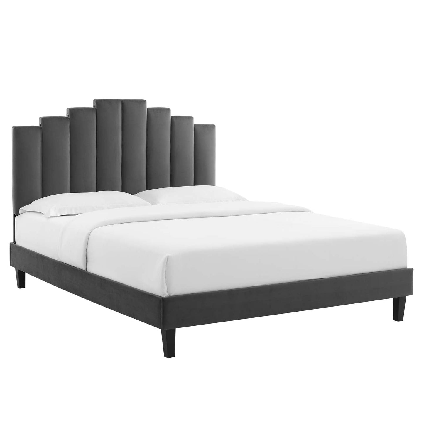Modway Elise Twin Performance Velvet Platform Bed | Beds | 