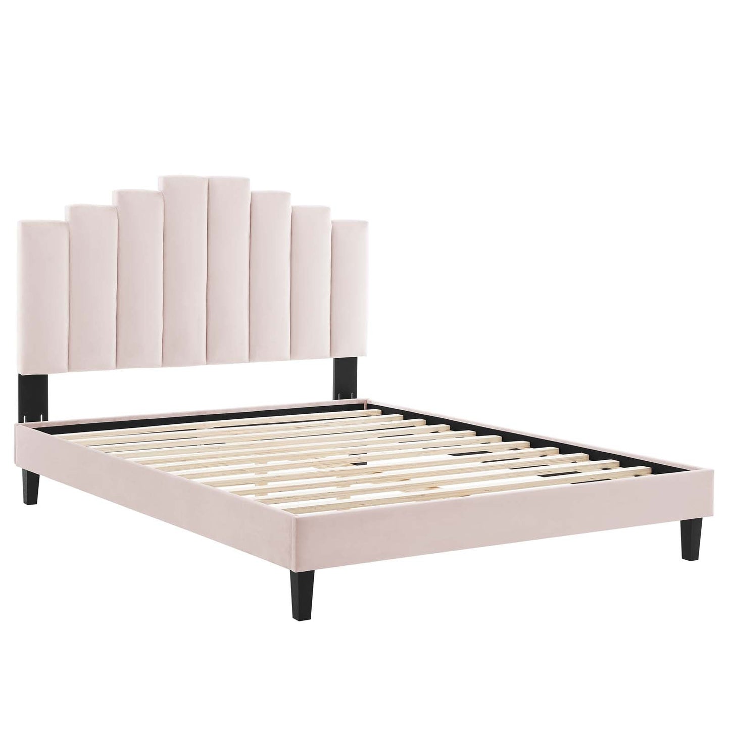 Modway Elise Twin Performance Velvet Platform Bed | Beds | 