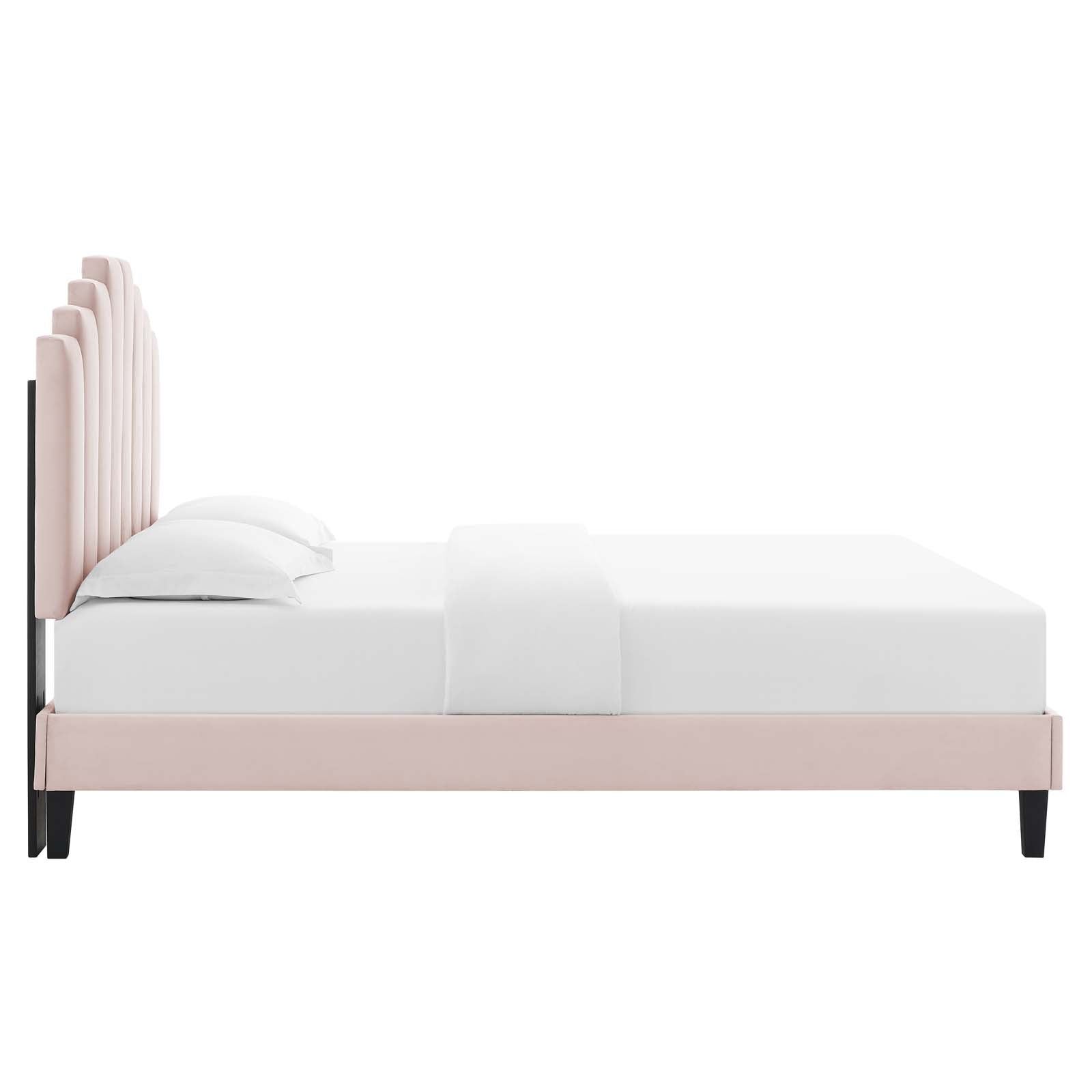 Modway Elise Twin Performance Velvet Platform Bed | Beds | 