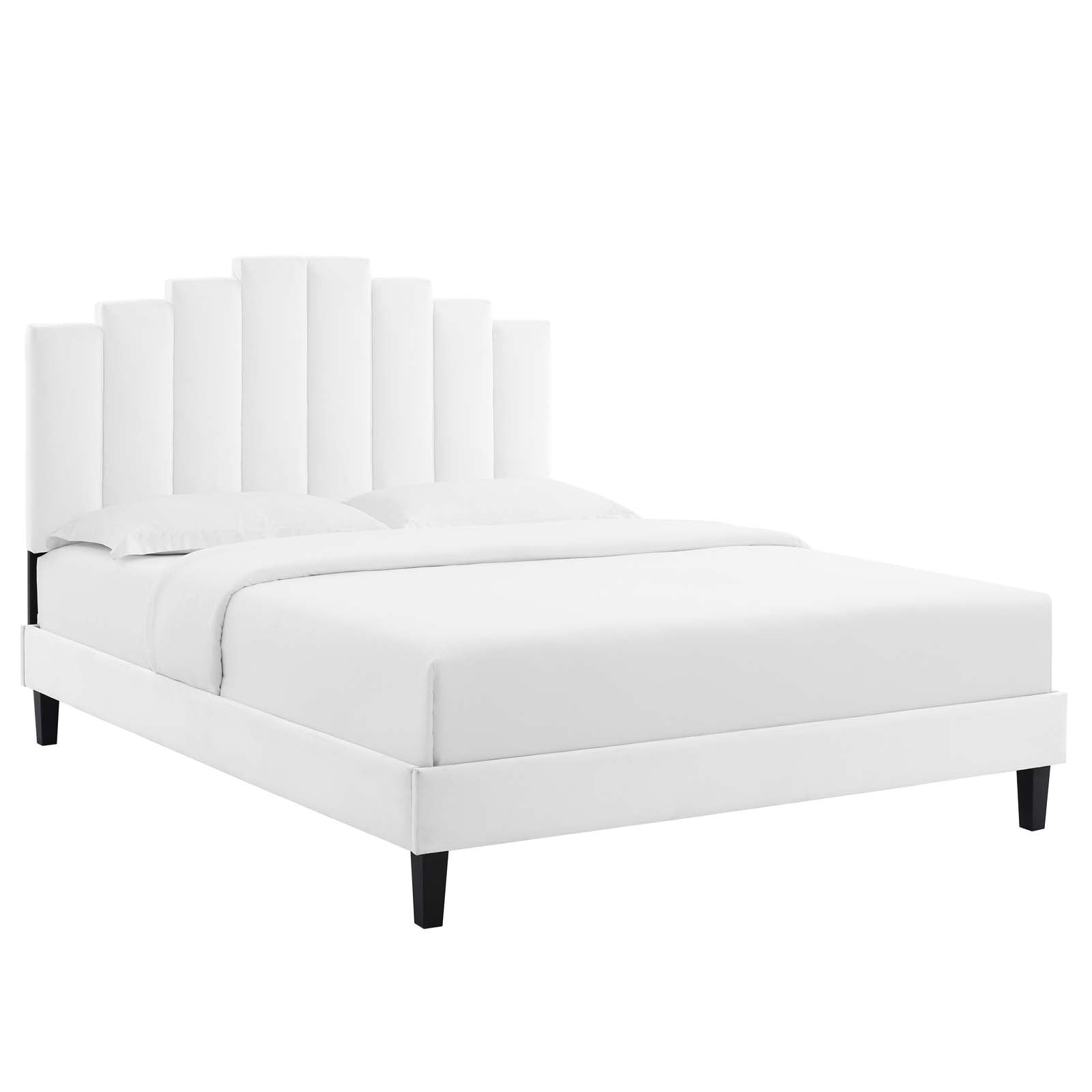 Modway Elise Twin Performance Velvet Platform Bed | Beds | 