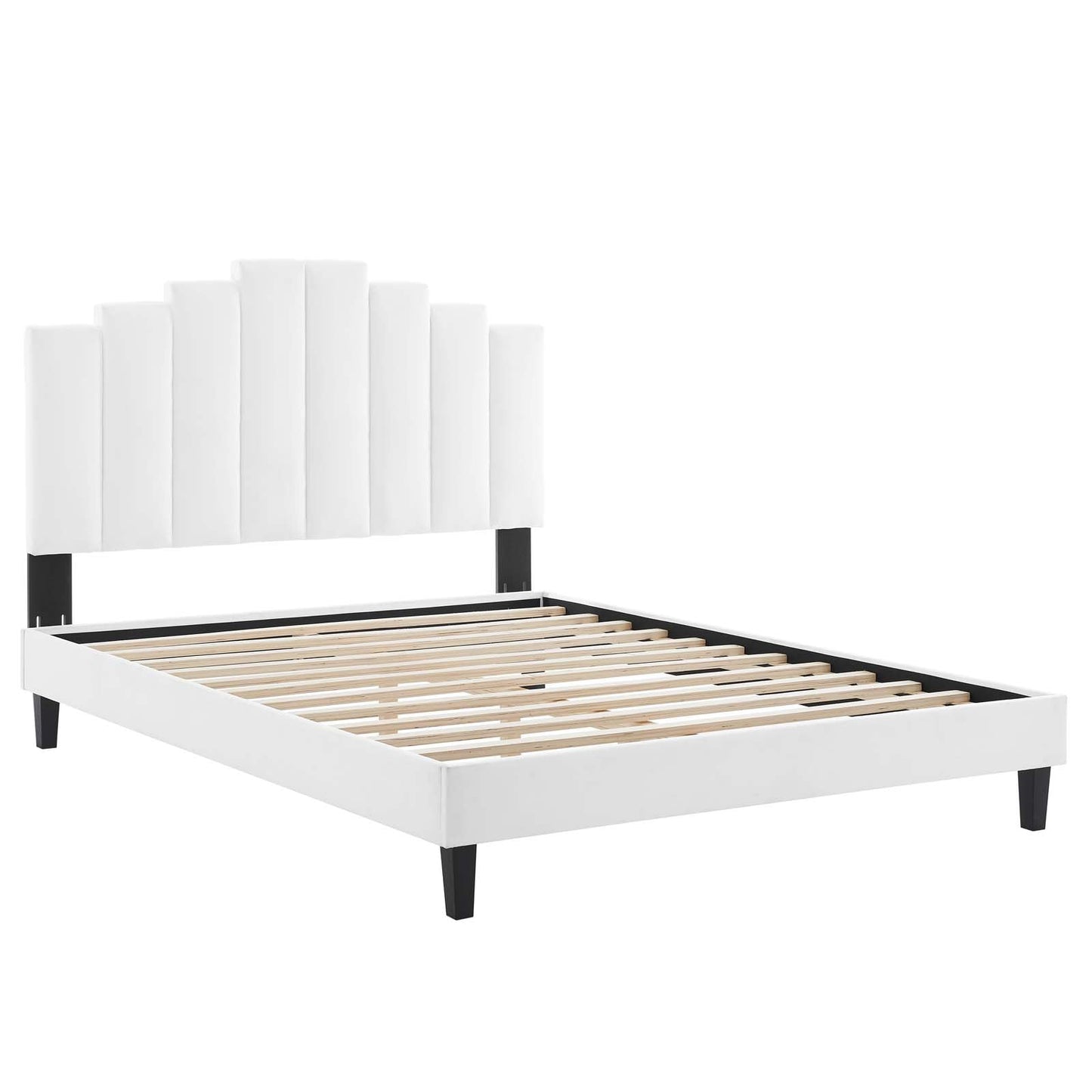 Modway Elise Twin Performance Velvet Platform Bed | Beds | 