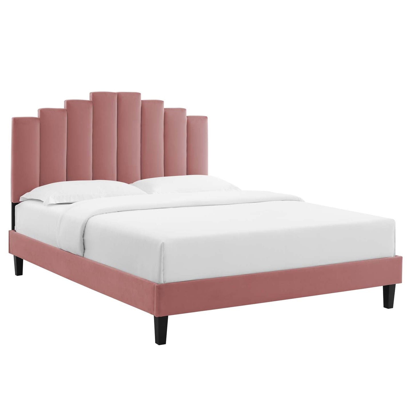 Modway Elise Full Performance Velvet Platform Bed | Beds | 