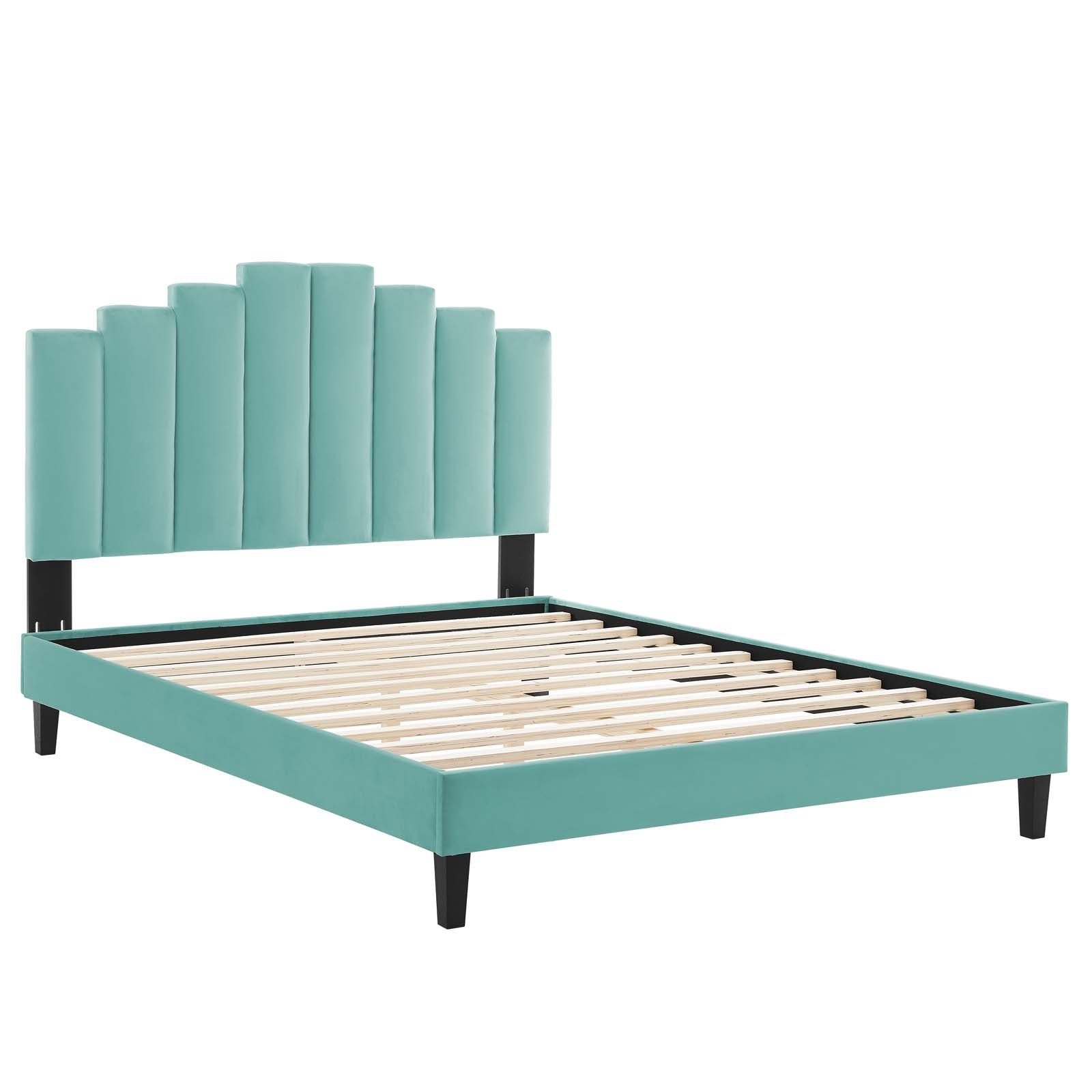 Modway Elise Full Performance Velvet Platform Bed | Beds | 