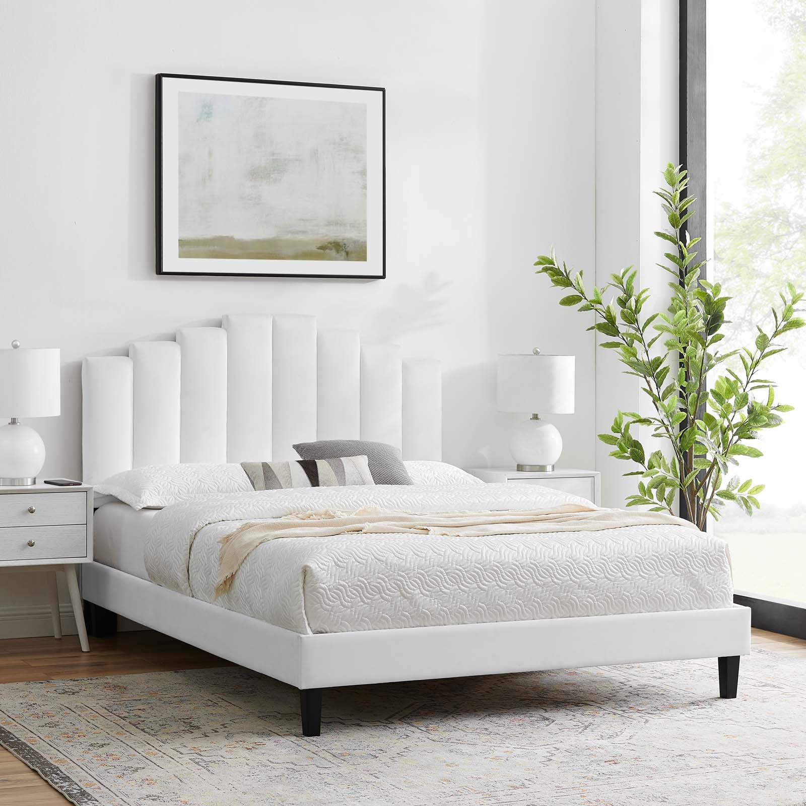 Modway Elise Full Performance Velvet Platform Bed | Beds | 