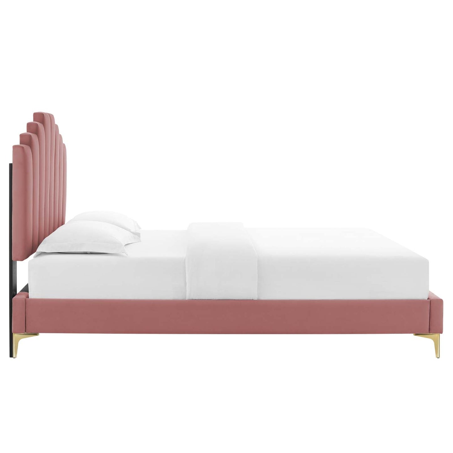 Modway Elise Twin Performance Velvet Platform Bed | Beds | 