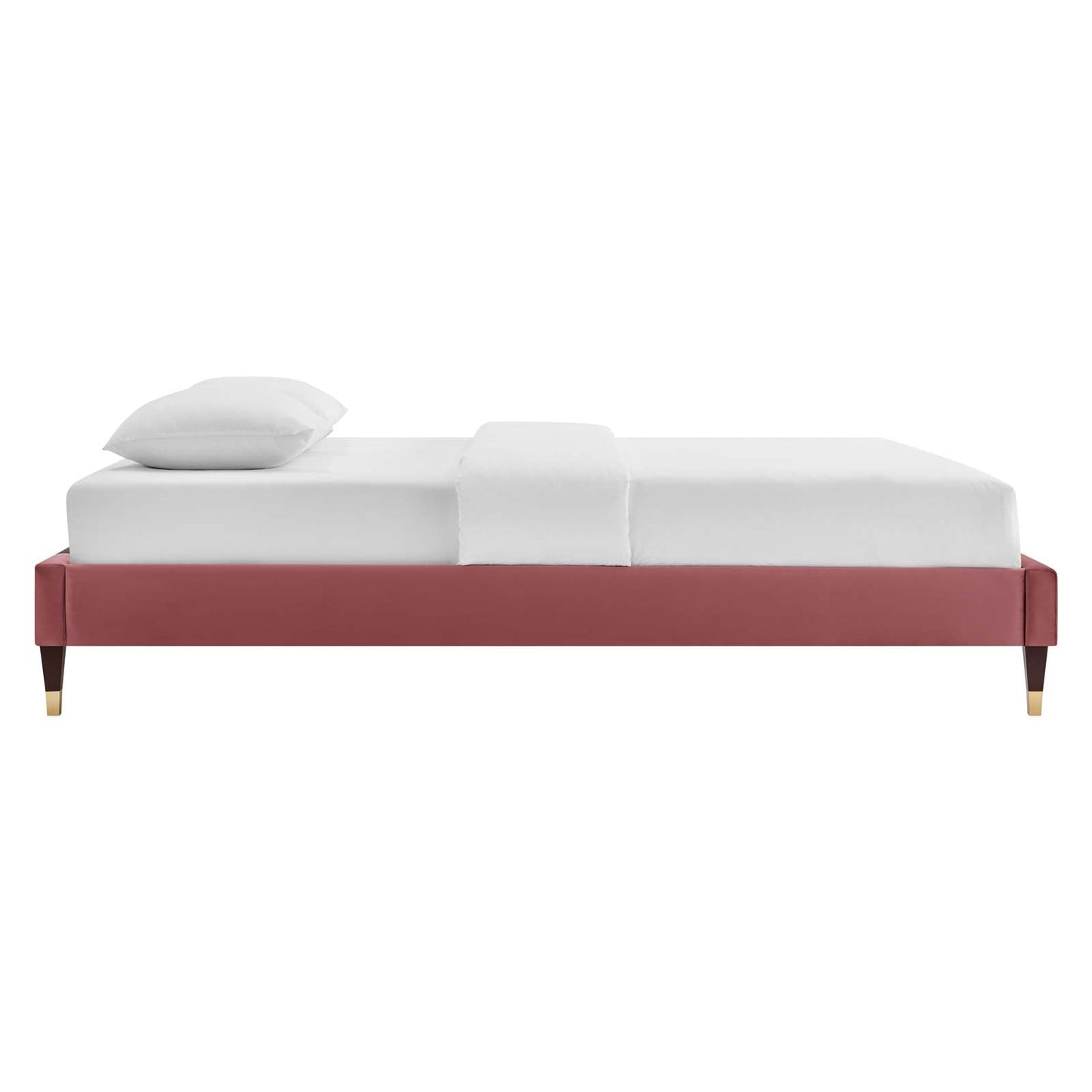 Reagan Twin Performance Velvet Platform Bed By Modway - MOD-6886 | Beds | Modishstore - 32
