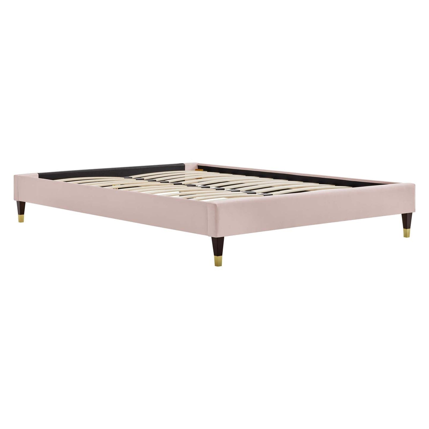 Reagan Twin Performance Velvet Platform Bed By Modway - MOD-6886 | Beds | Modishstore - 95
