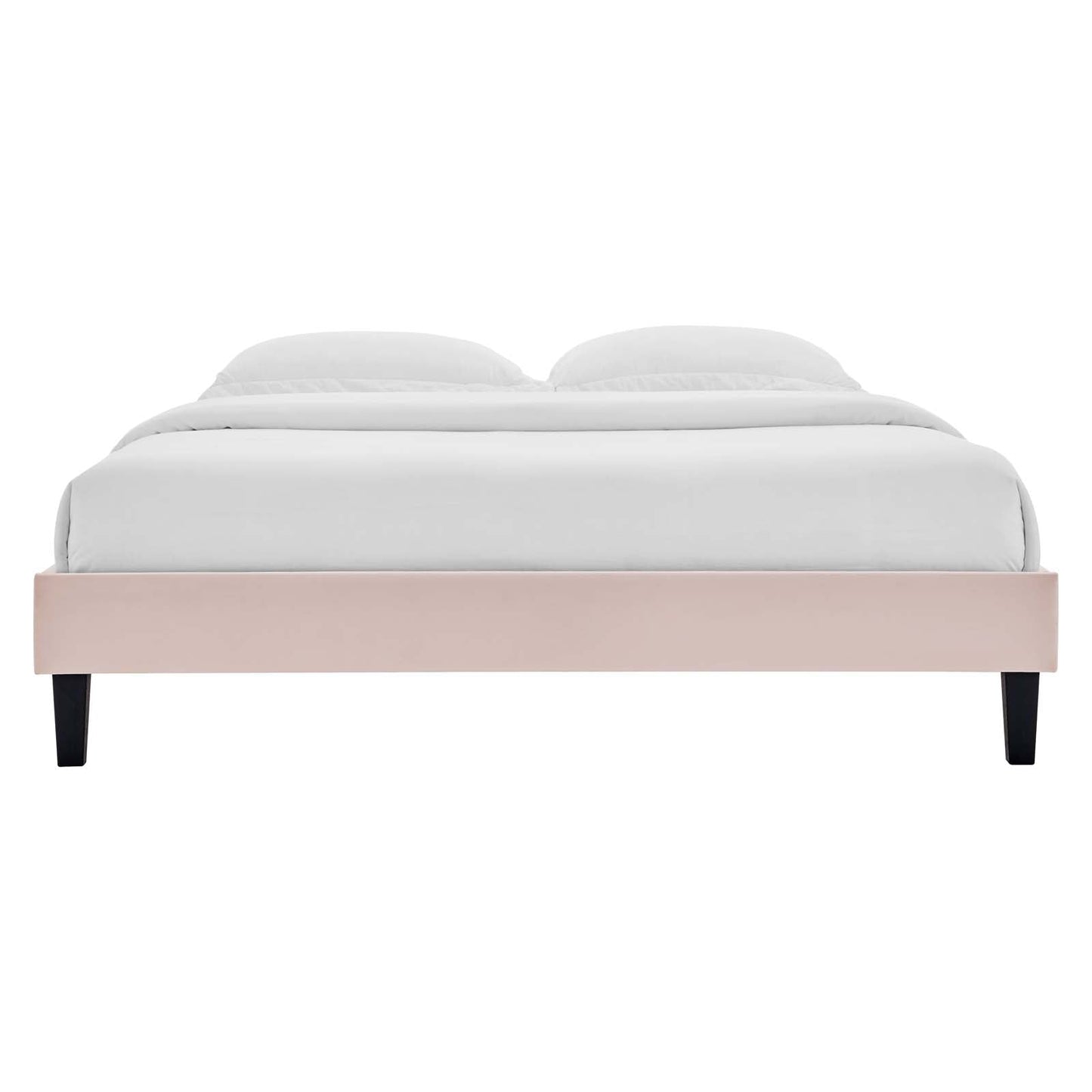 Reagan Twin Performance Velvet Platform Bed By Modway - MOD-6887 | Beds | Modishstore - 96