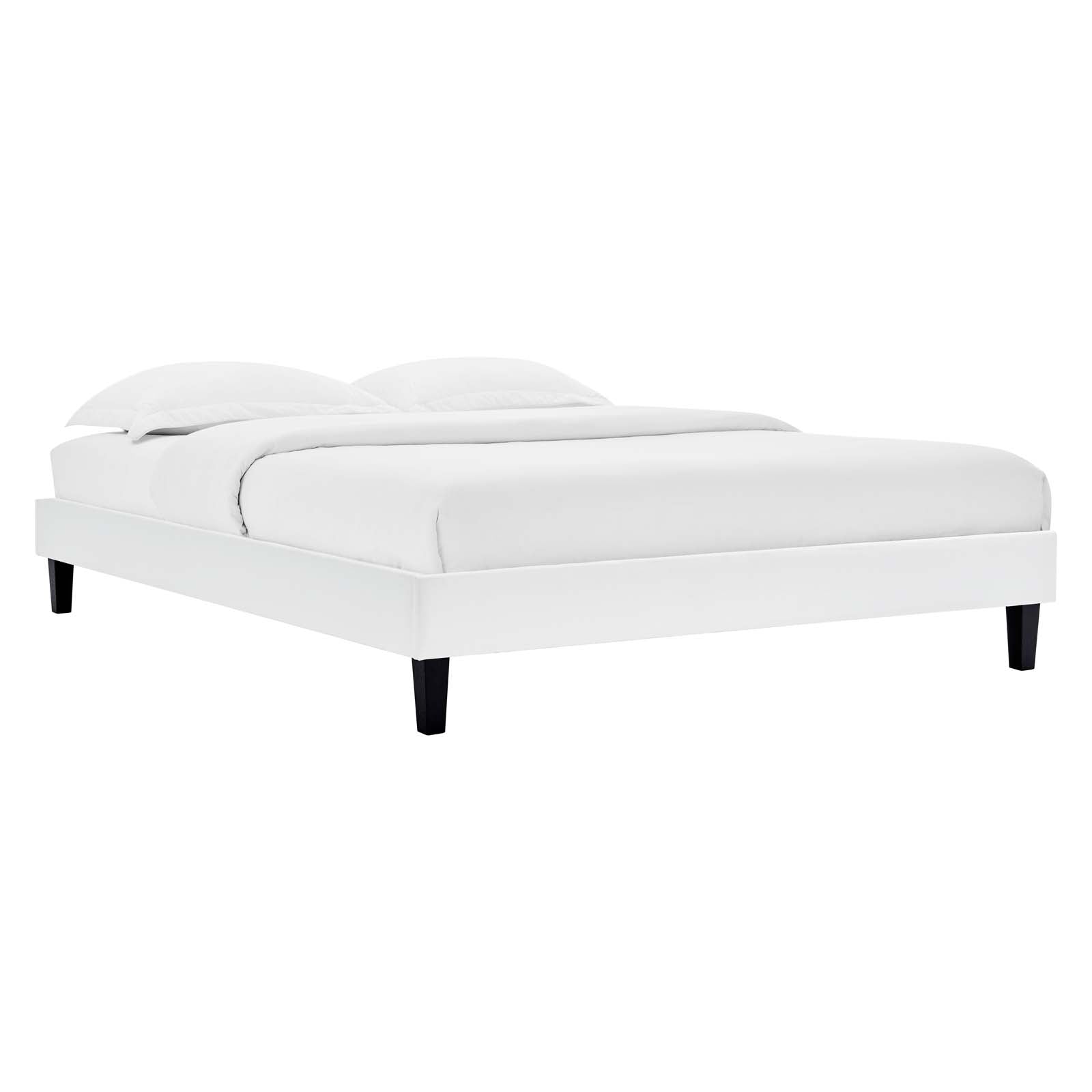 Reagan Twin Performance Velvet Platform Bed By Modway - MOD-6887 | Beds | Modishstore - 126
