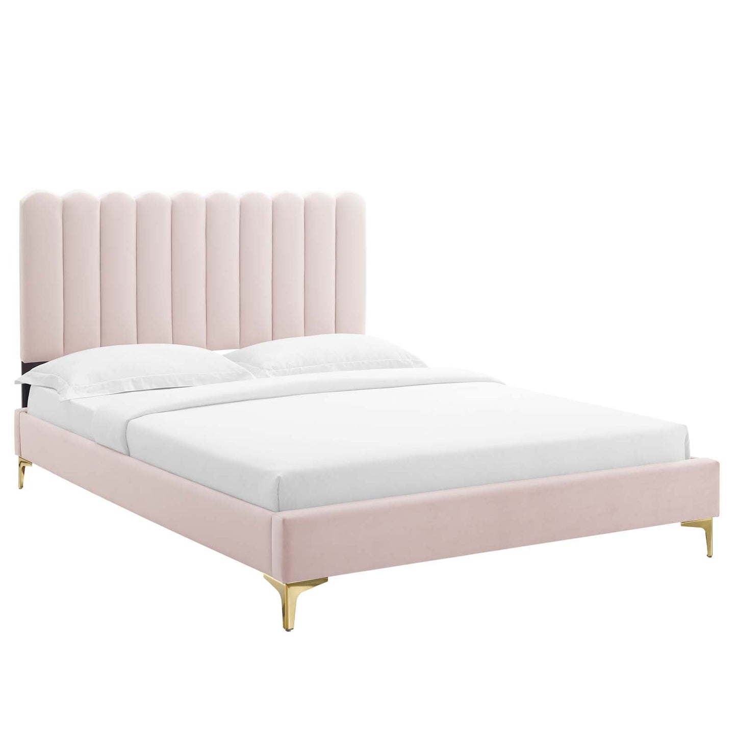 Reagan Full Performance Velvet Platform Bed By Modway - MOD-6891 | Beds | Modishstore - 81