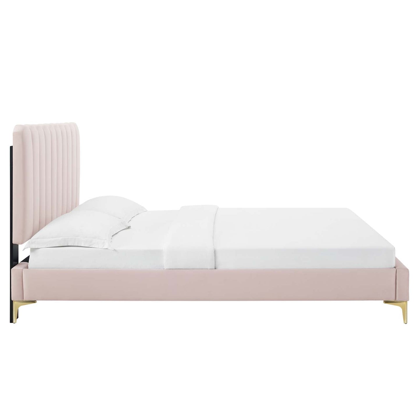 Reagan Full Performance Velvet Platform Bed By Modway - MOD-6891 | Beds | Modishstore - 91