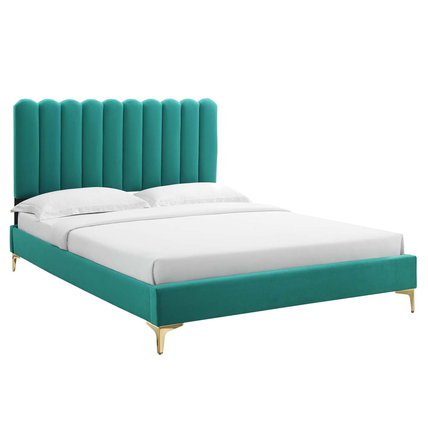 Reagan Full Performance Velvet Platform Bed By Modway - MOD-6891 | Beds | Modishstore - 97
