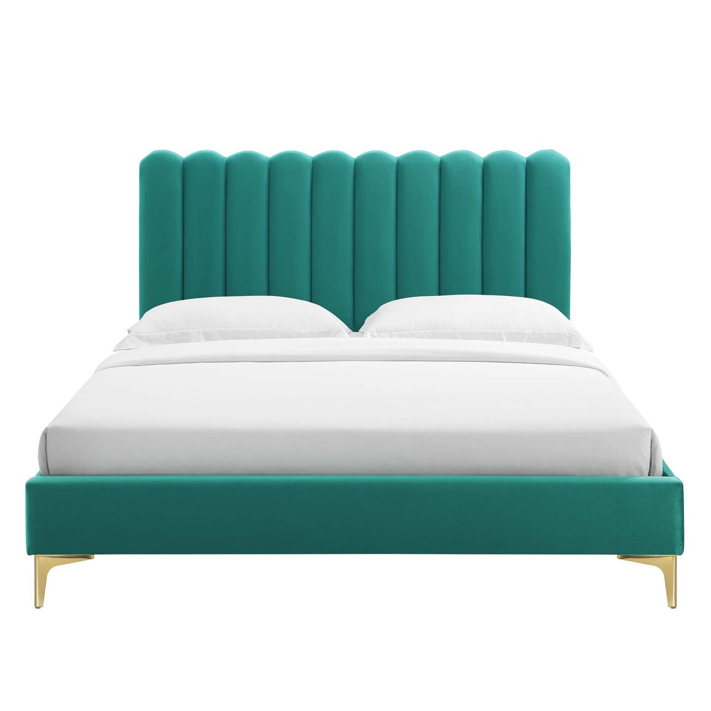 Reagan Full Performance Velvet Platform Bed By Modway - MOD-6891 | Beds | Modishstore - 108