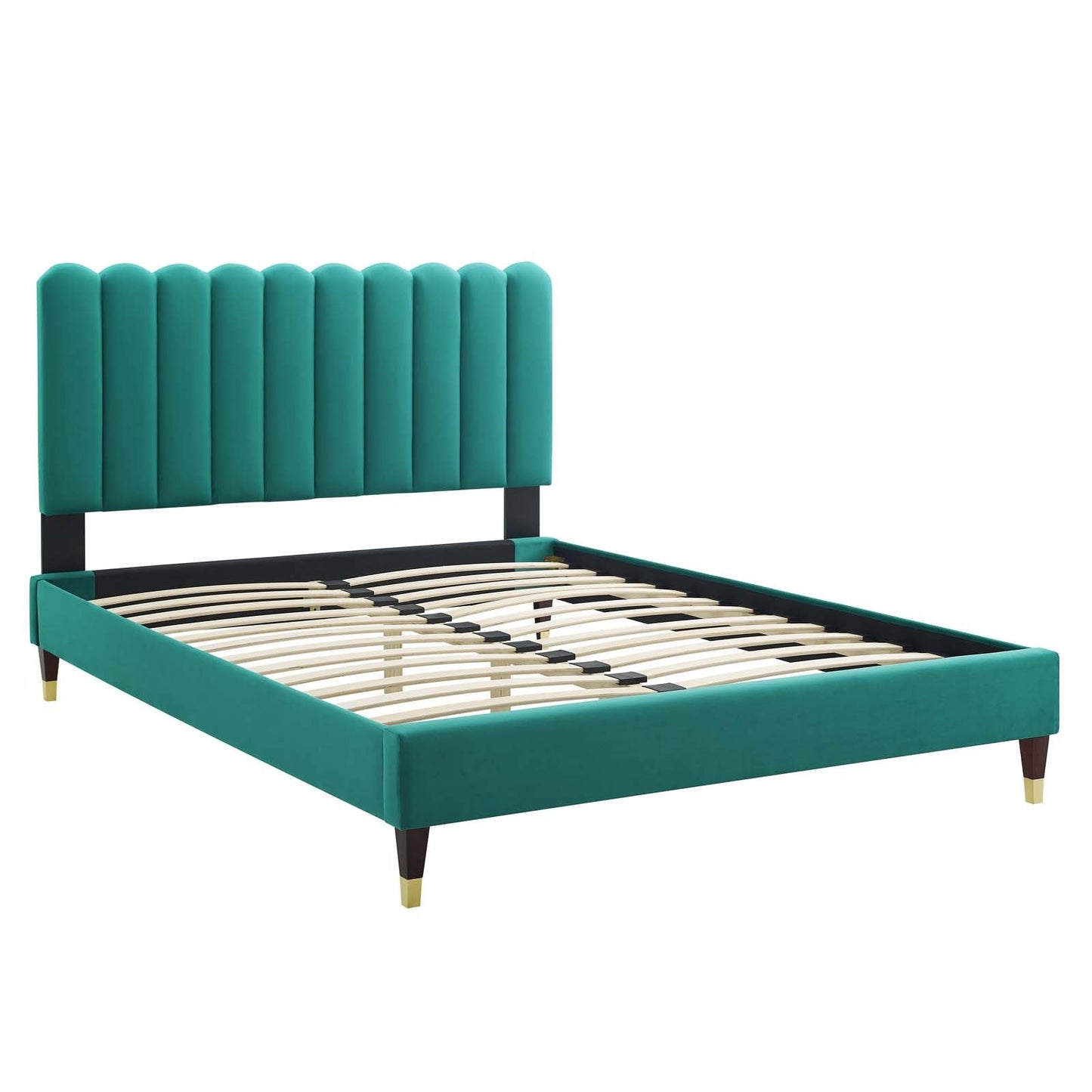 Reagan Full Performance Velvet Platform Bed By Modway - MOD-6892 | Beds | Modishstore - 106