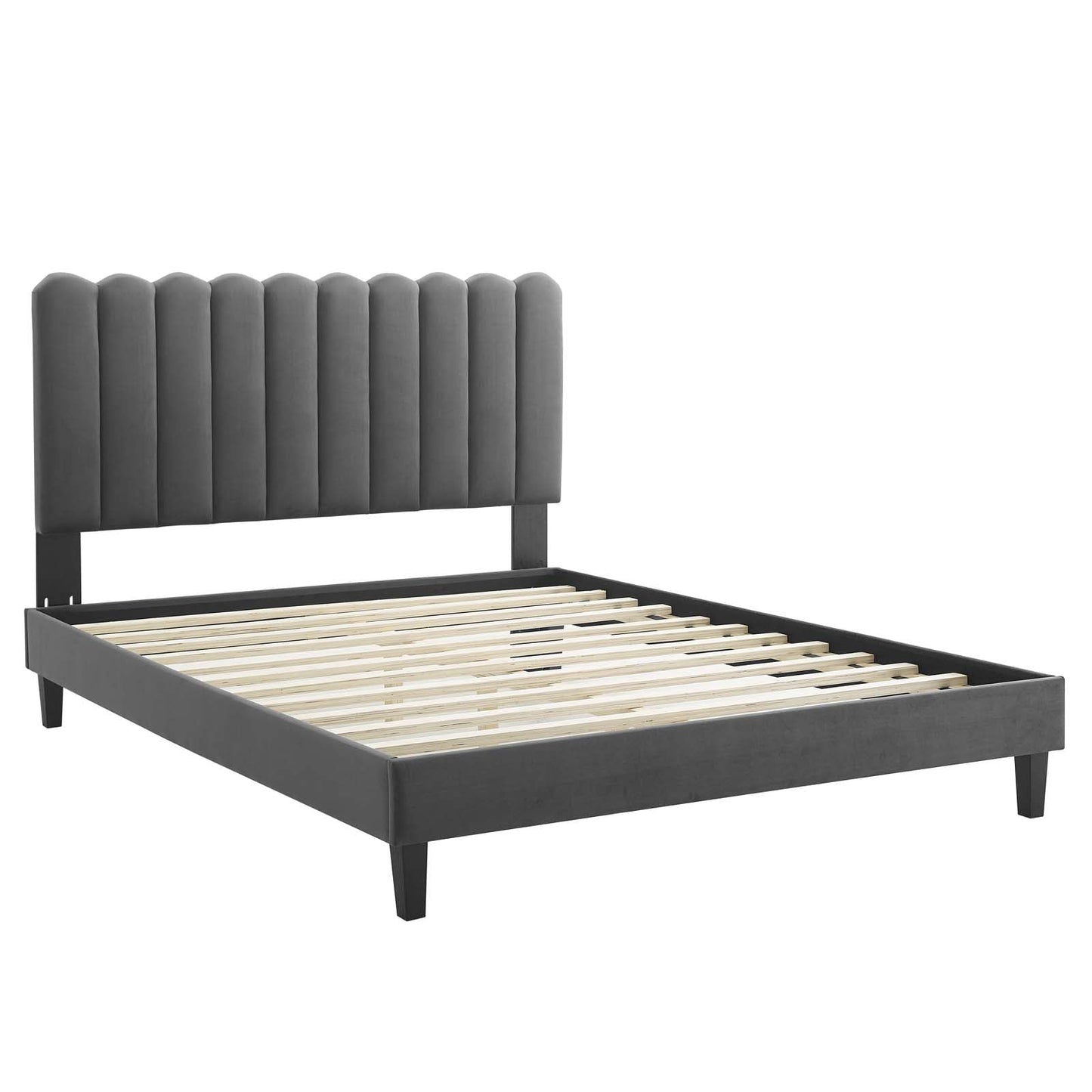 Reagan Full Performance Velvet Platform Bed By Modway - MOD-6893 | Beds | Modishstore - 10
