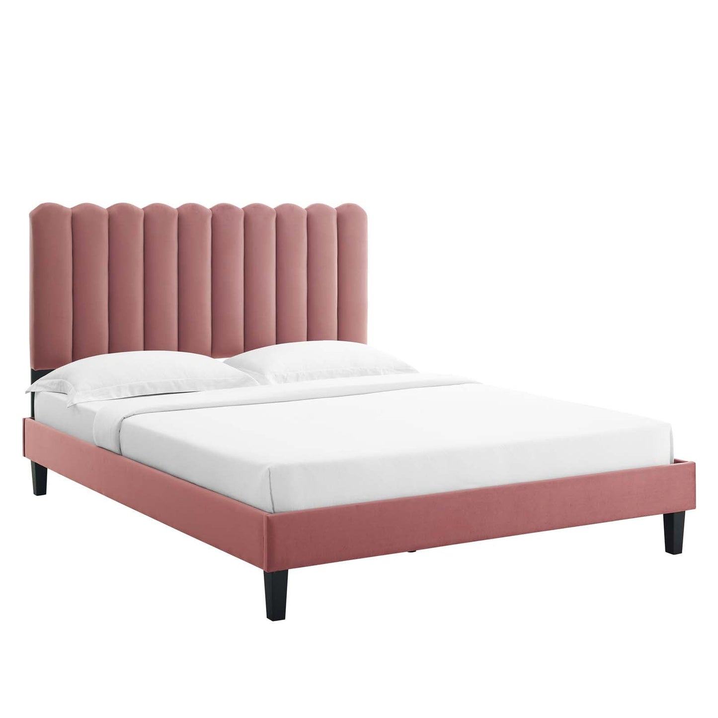 Reagan Full Performance Velvet Platform Bed By Modway - MOD-6893 | Beds | Modishstore - 17