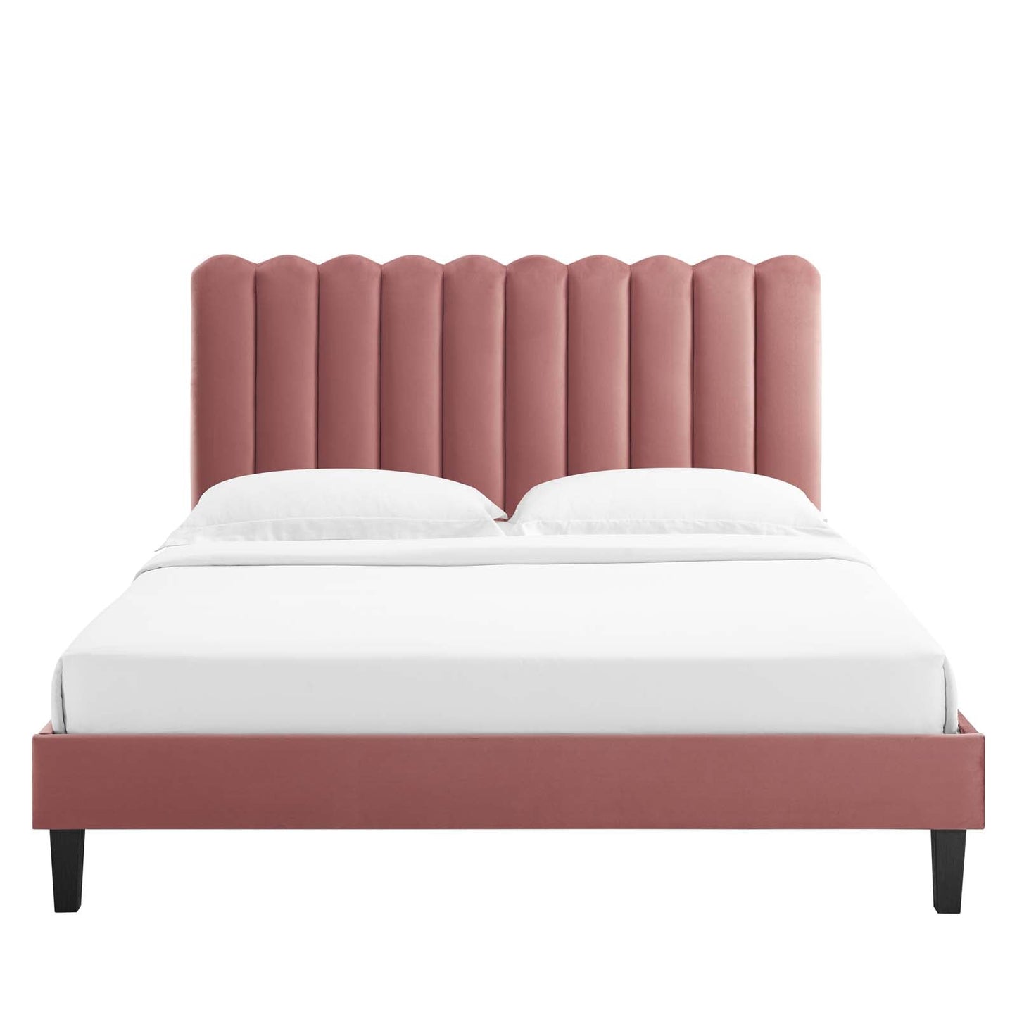 Reagan Full Performance Velvet Platform Bed By Modway - MOD-6893 | Beds | Modishstore - 28