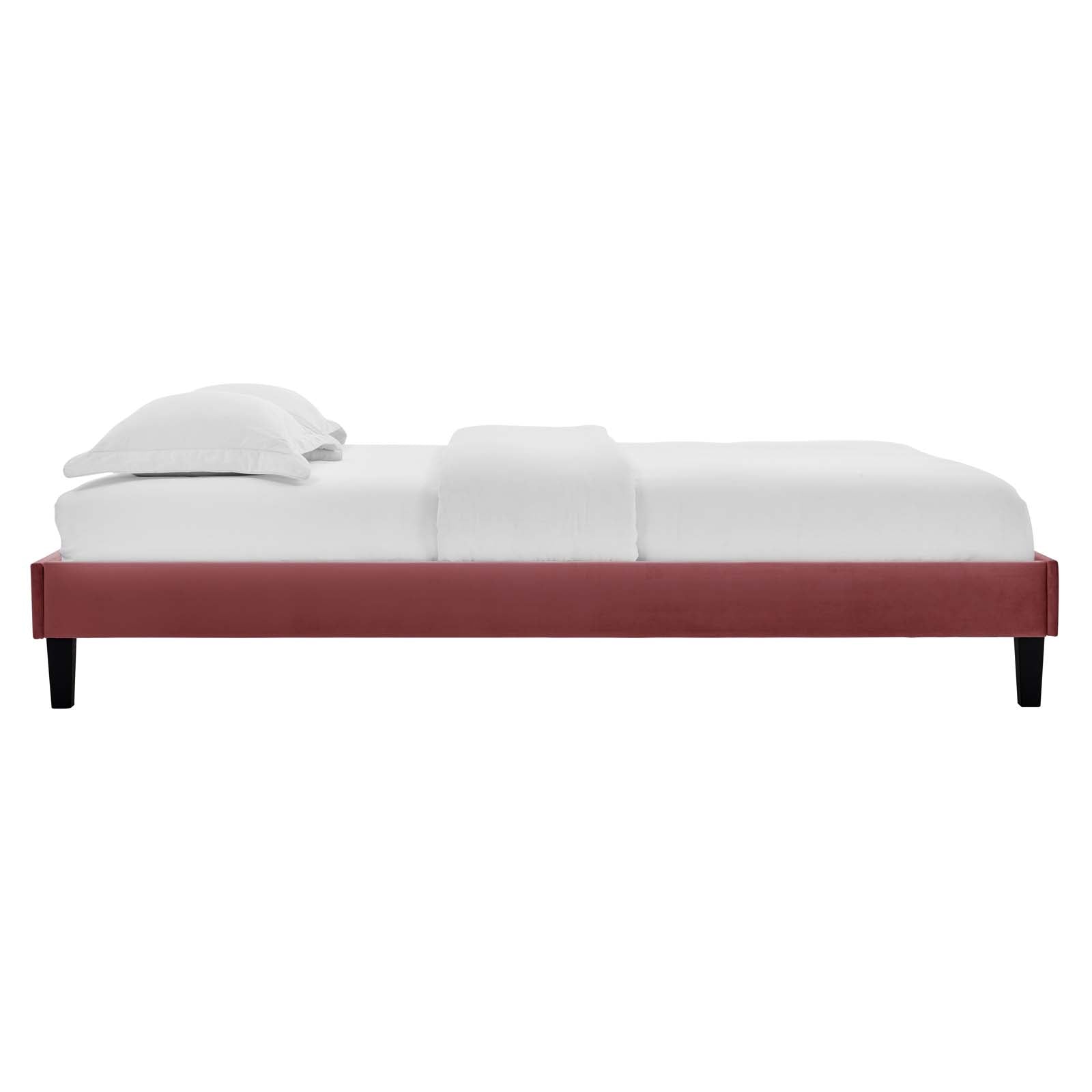 Reagan Full Performance Velvet Platform Bed By Modway - MOD-6893 | Beds | Modishstore - 31