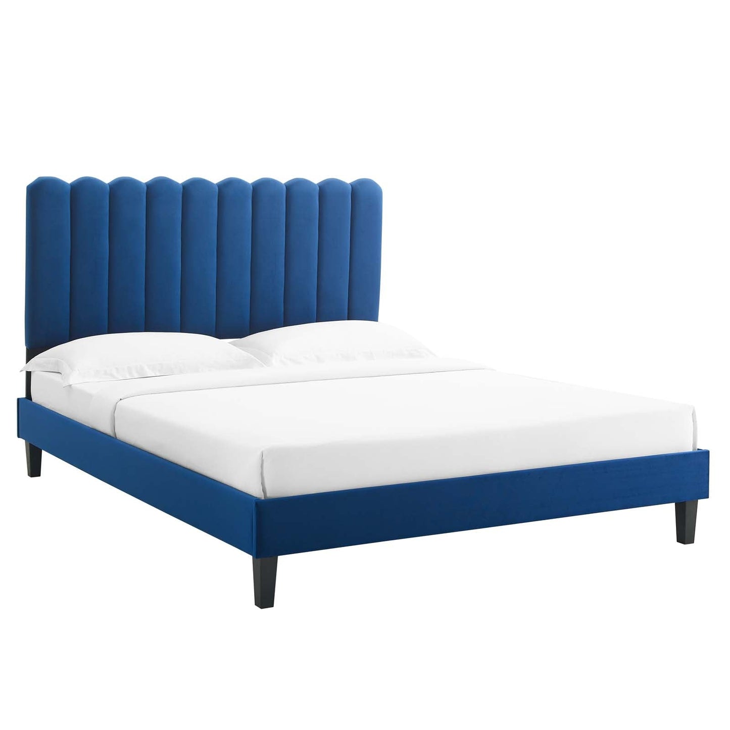 Reagan Full Performance Velvet Platform Bed By Modway - MOD-6893 | Beds | Modishstore - 65